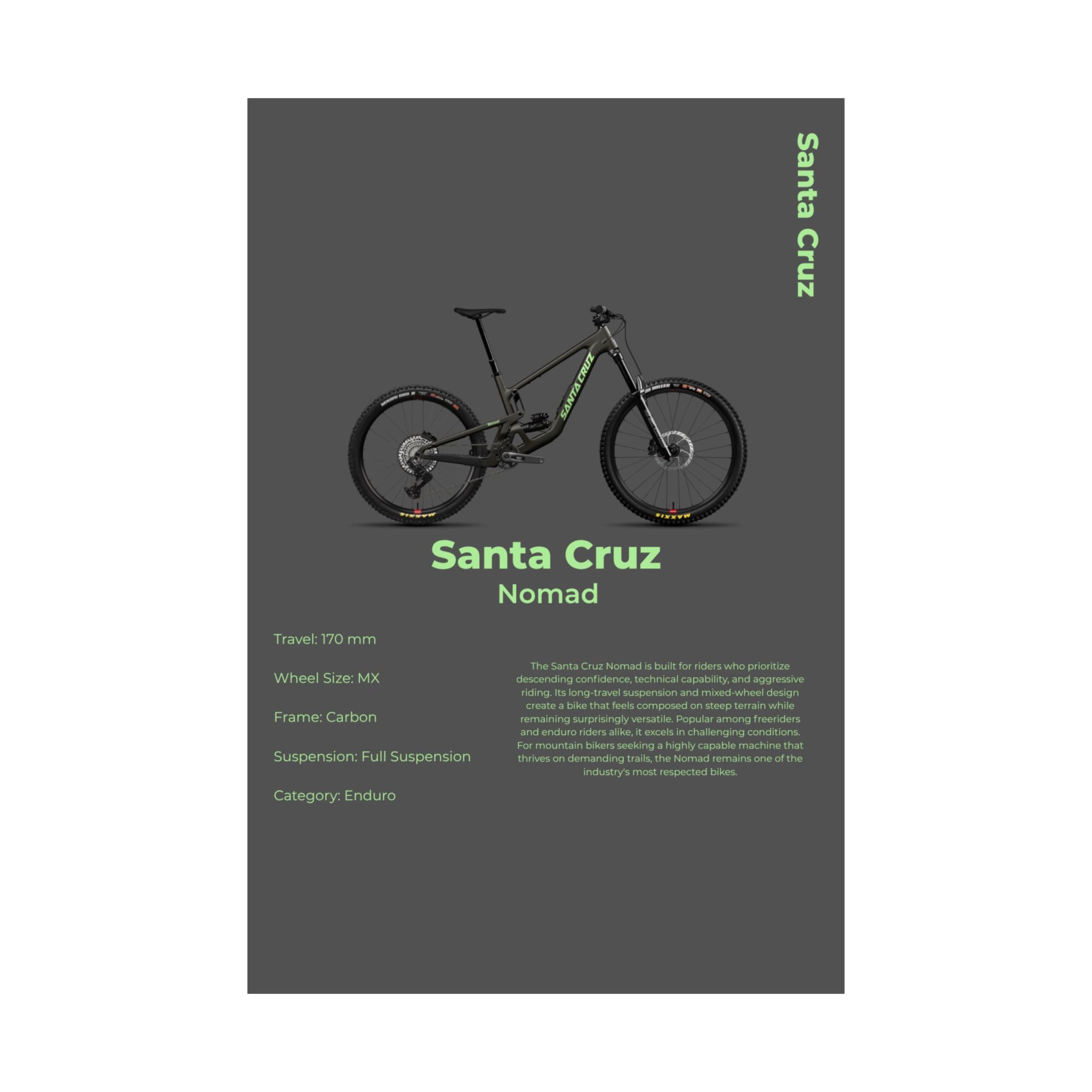 Santa Cruz Nomad Poster