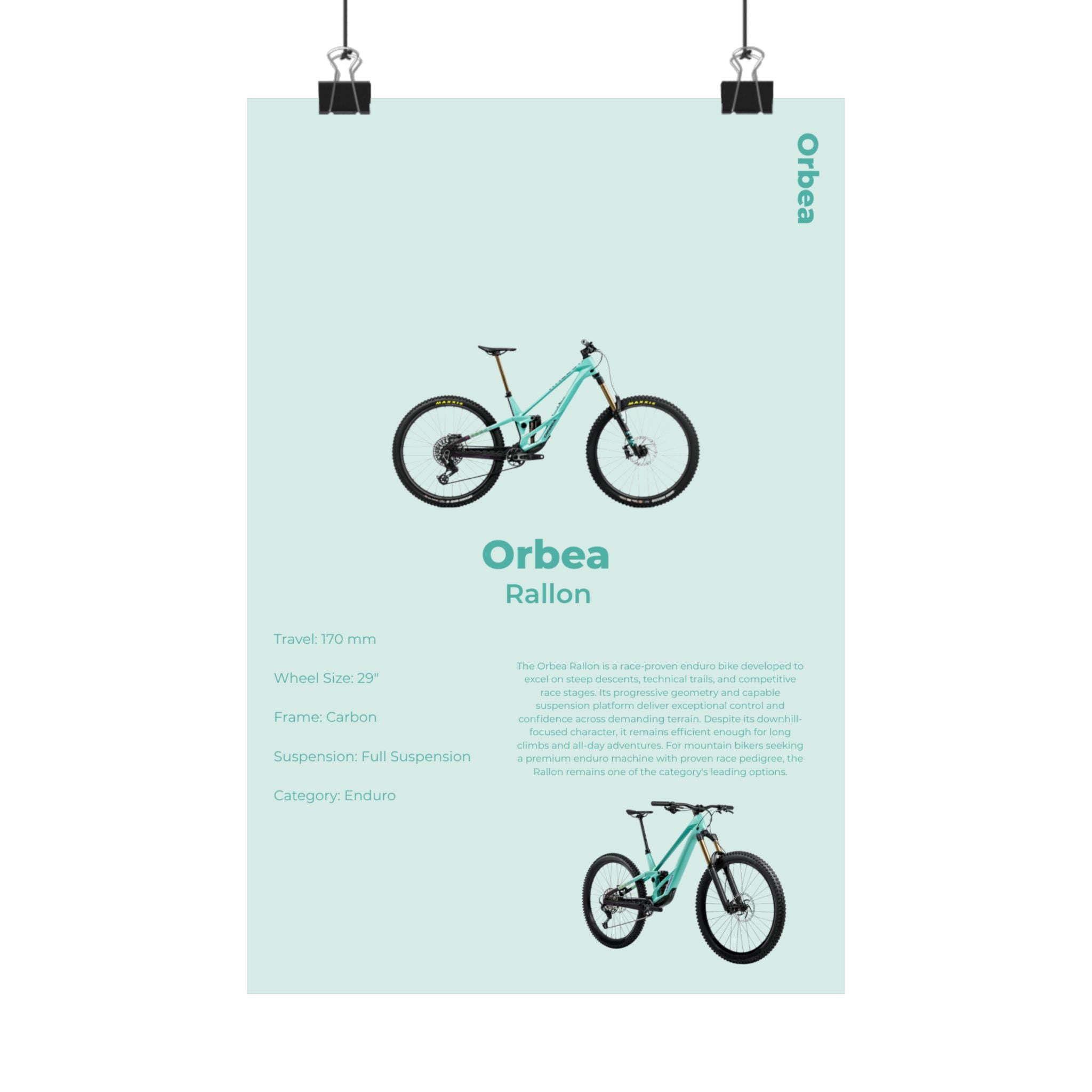 Orbea Rallon Poster