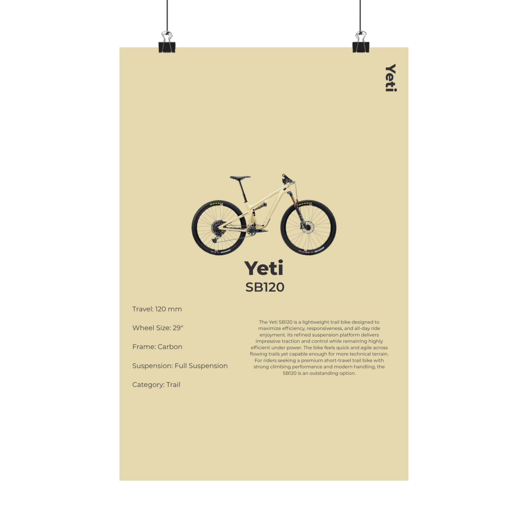 Yeti SB120 Poster