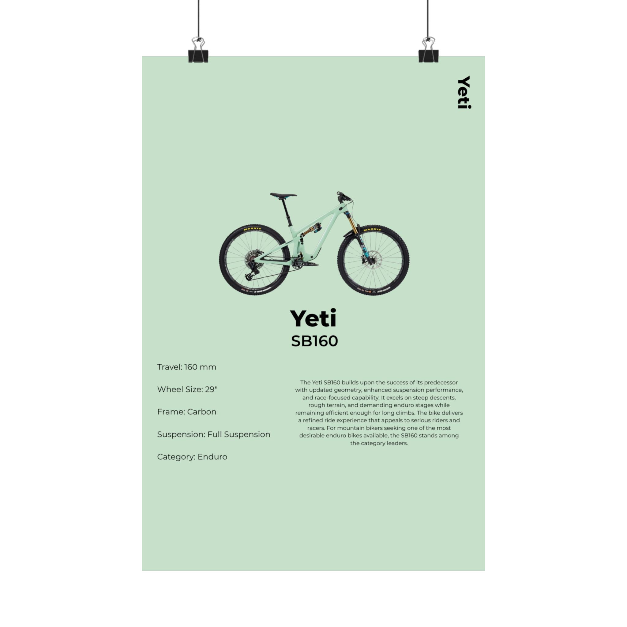 Yeti SB160 Poster