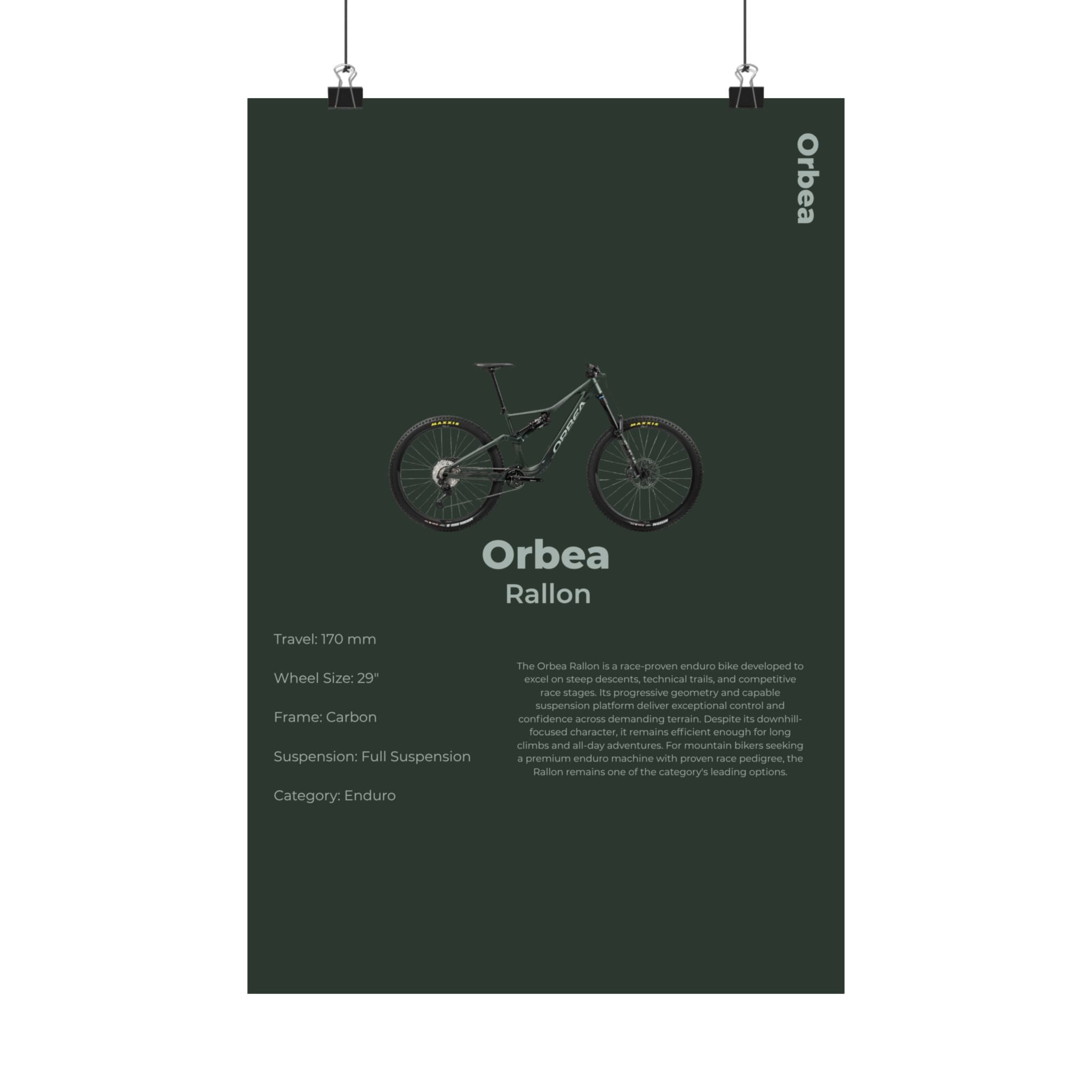 Orbea Rallon Poster