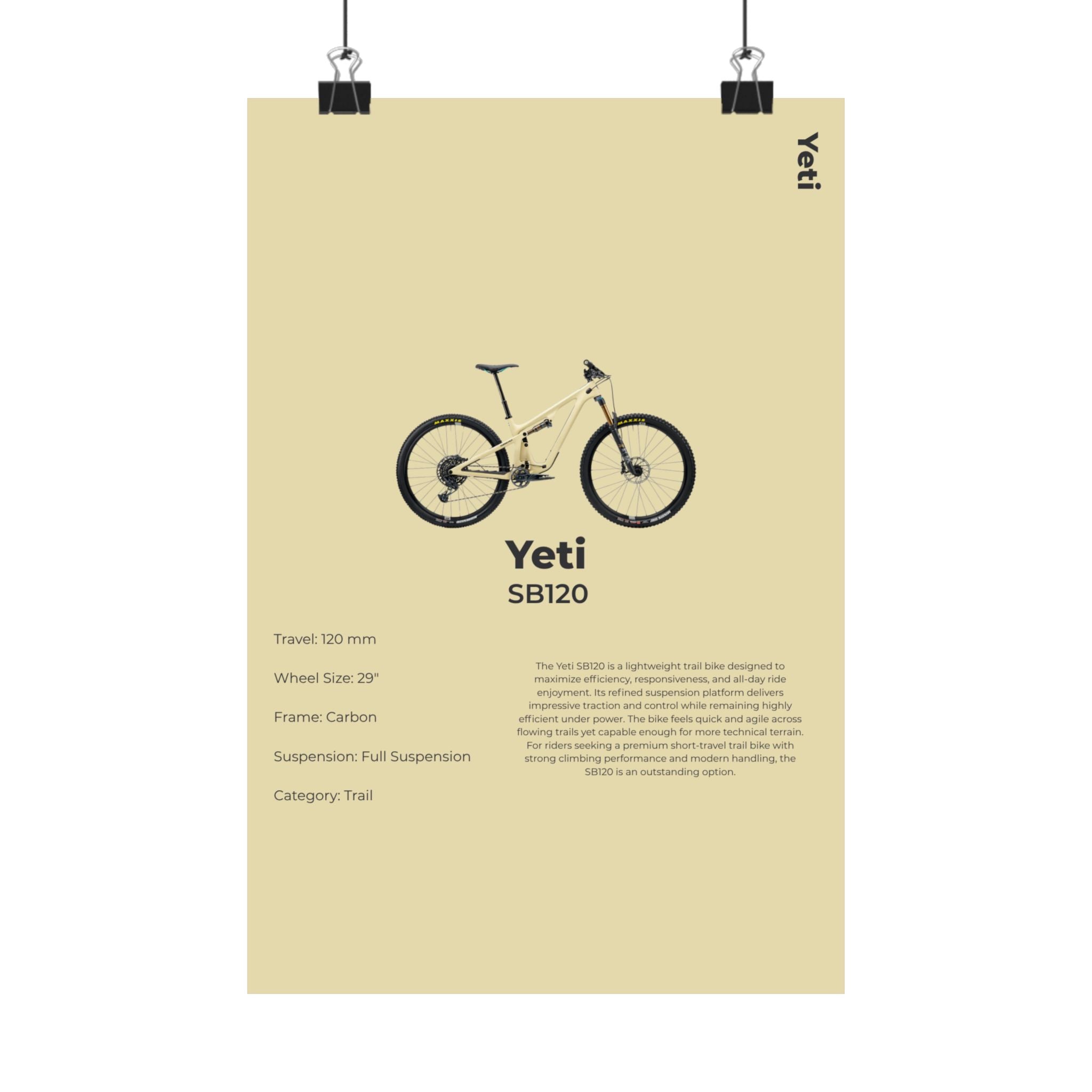 Yeti SB120 Poster