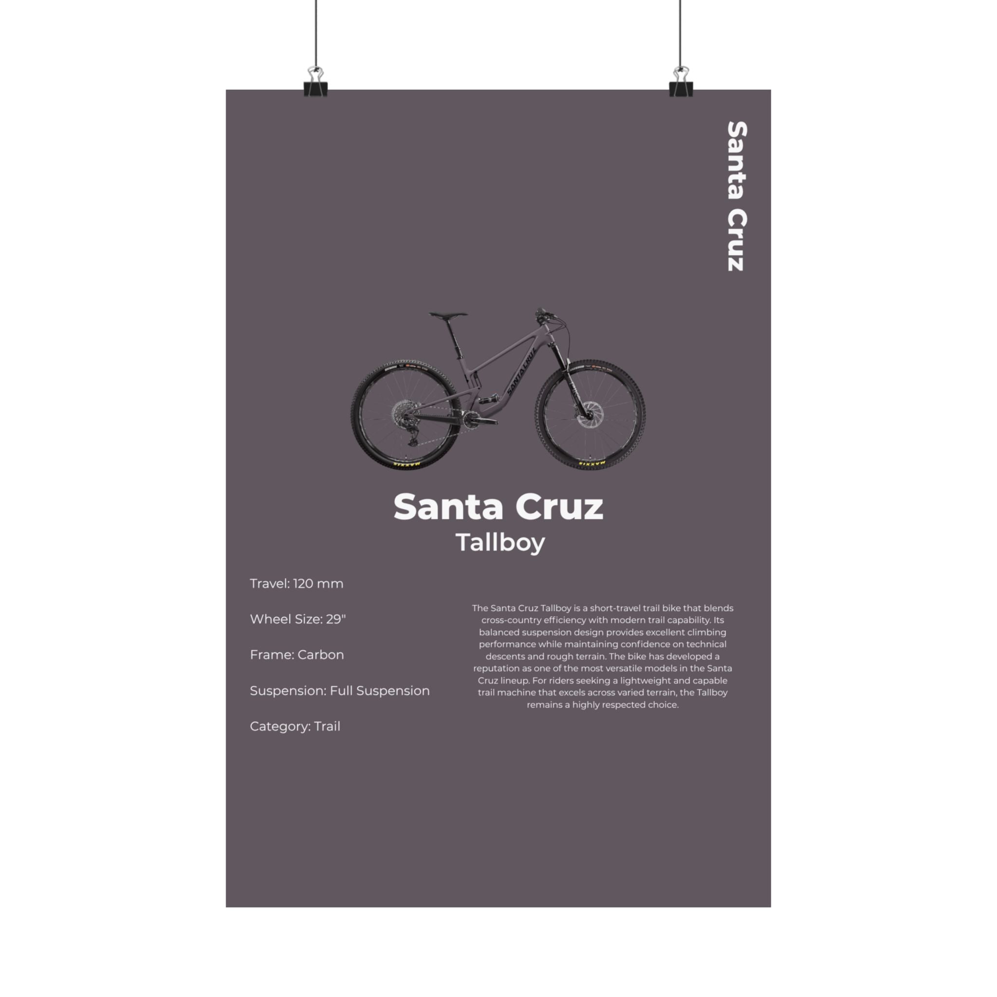 Santa Cruz Tallboy Poster
