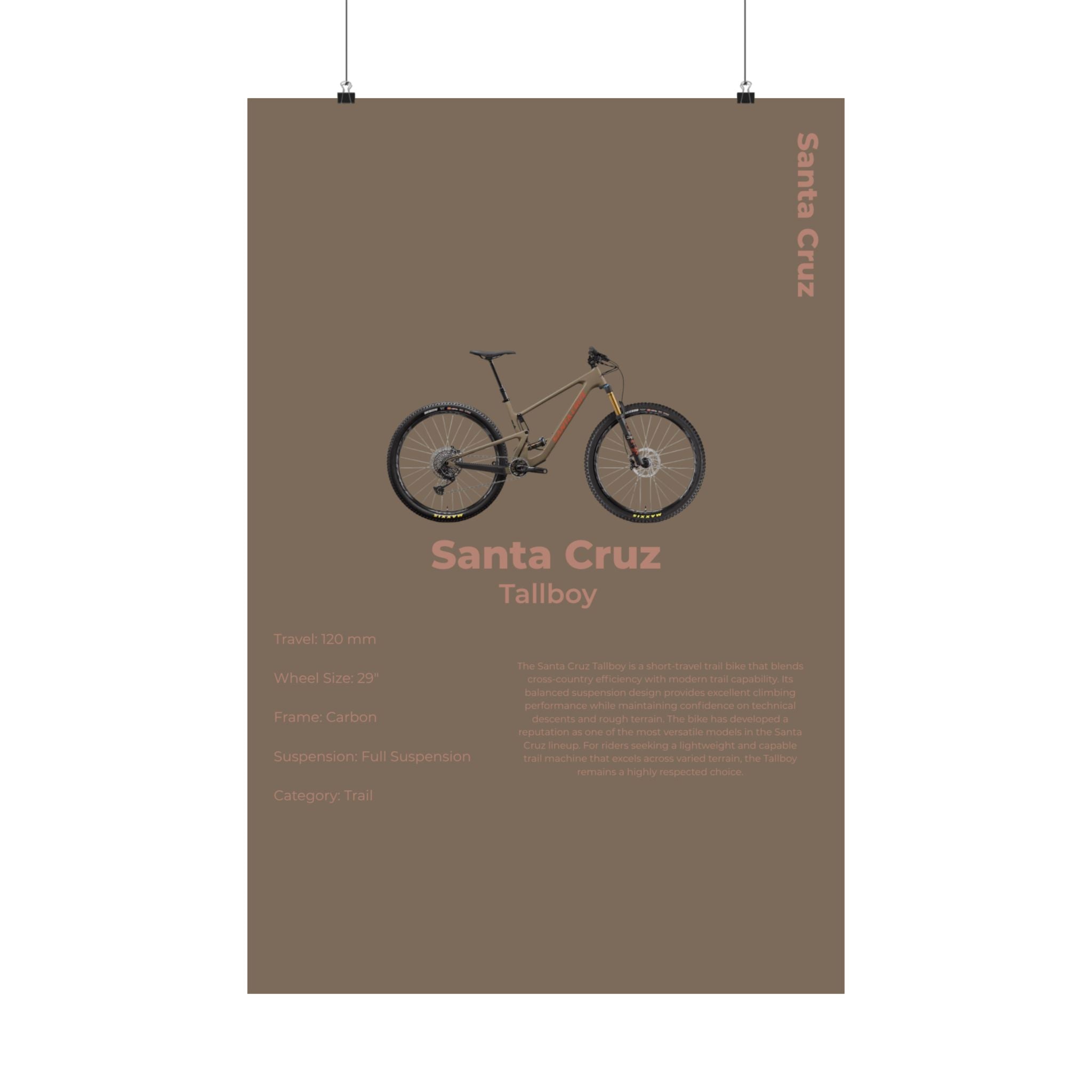 Santa Cruz Tallboy Poster