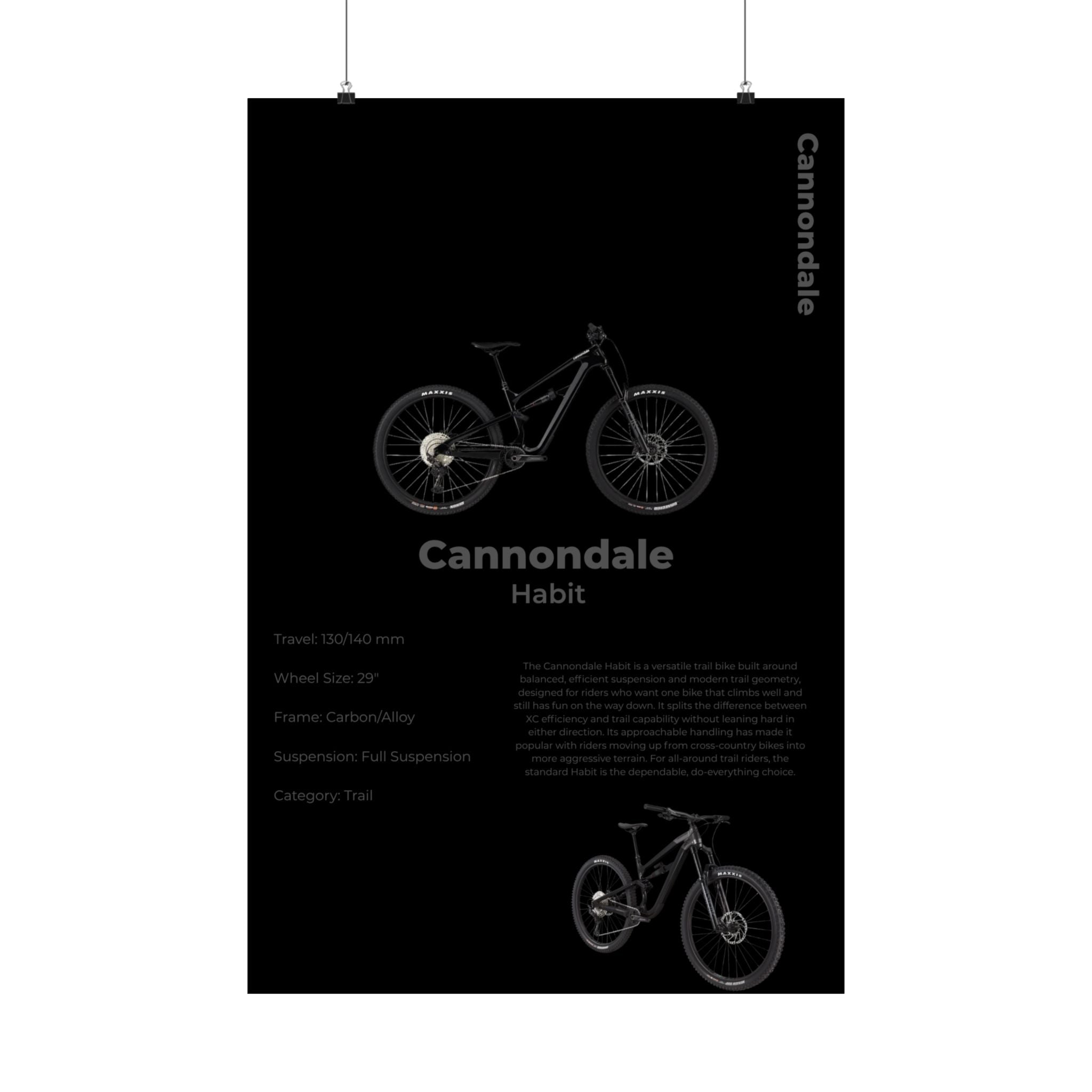 Cannondale Habit Poster
