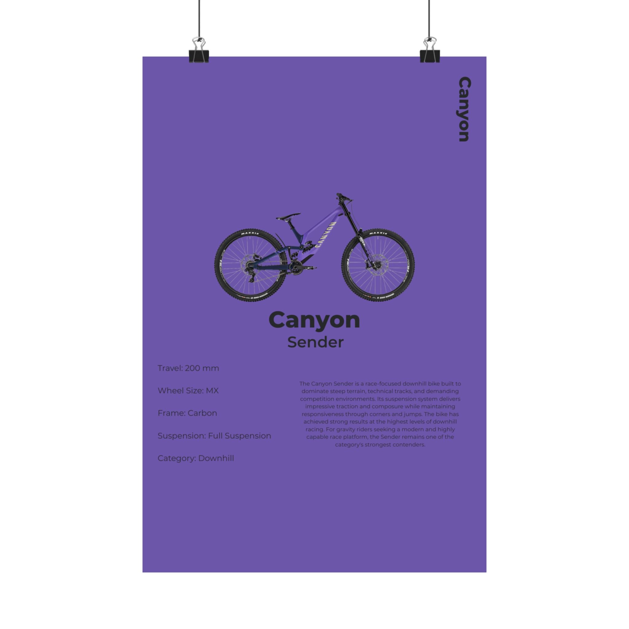 Canyon Sender Poster