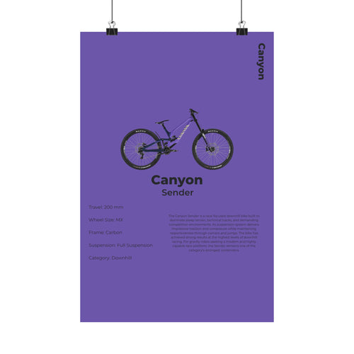 Canyon Sender Poster