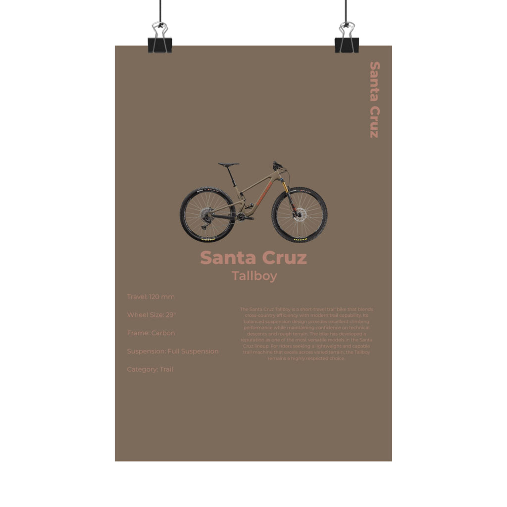 Santa Cruz Tallboy Poster