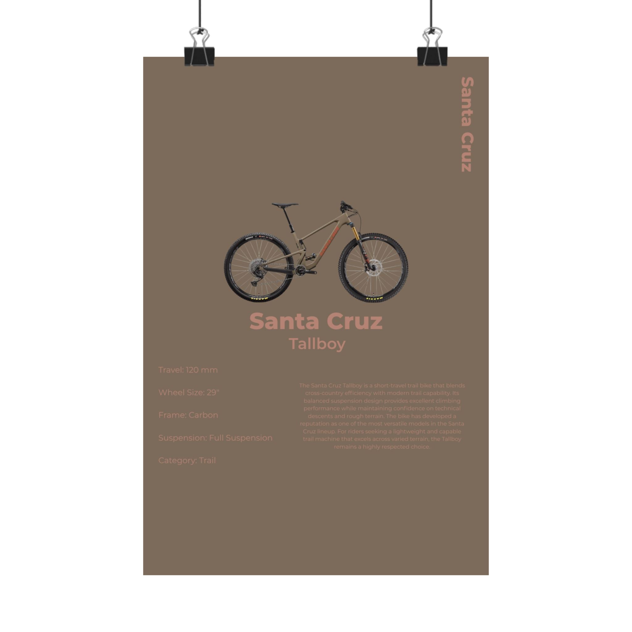 Santa Cruz Tallboy Poster