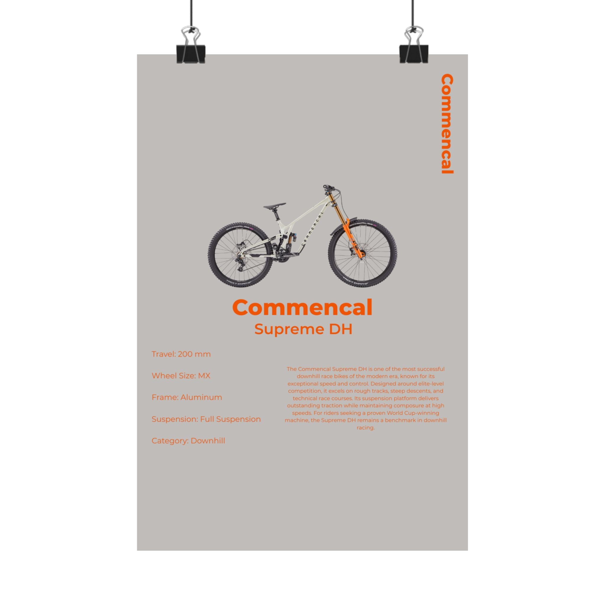 Commencal Supreme DH Poster