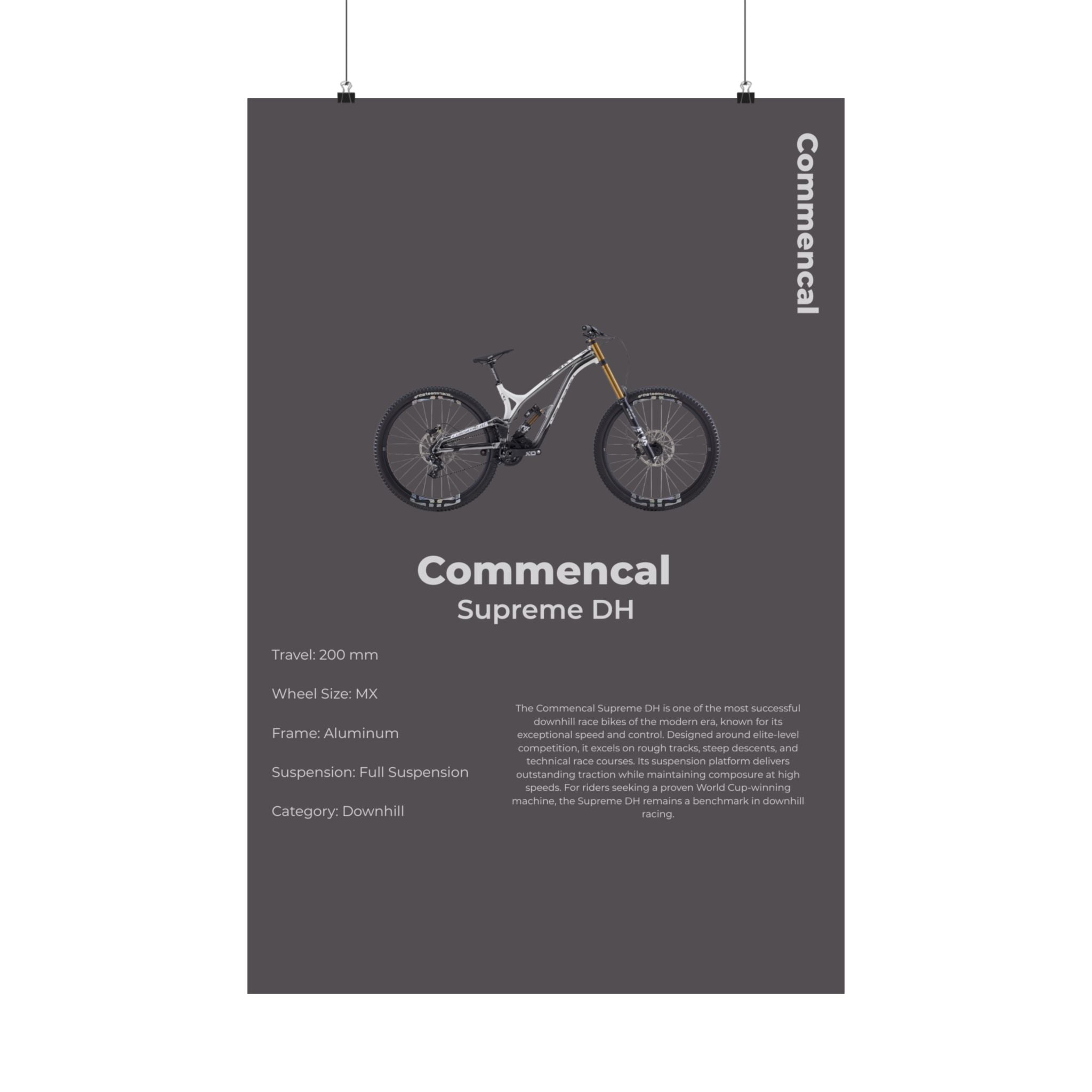Commencal Supreme DH Poster