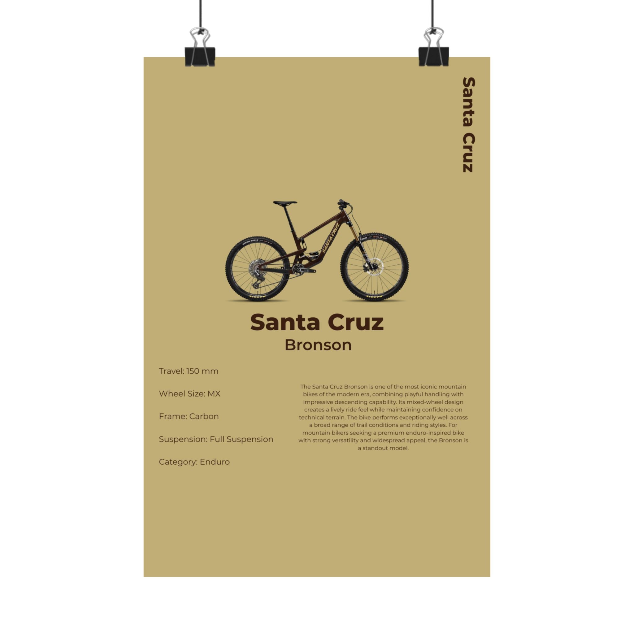 Santa Cruz Bronson Poster