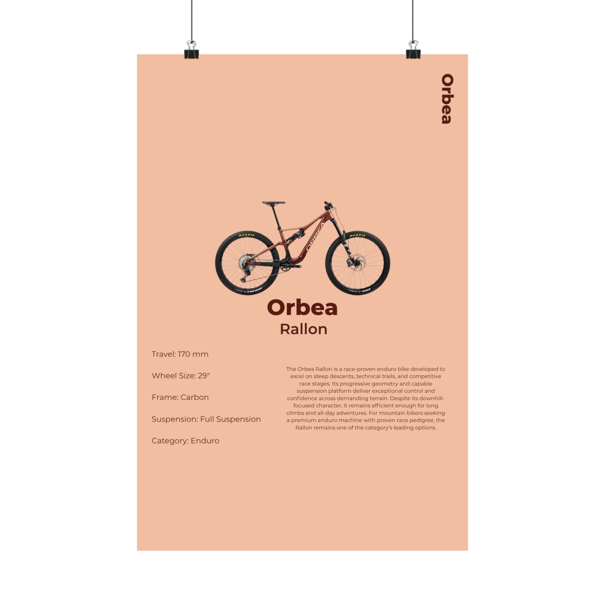 Orbea Rallon Poster
