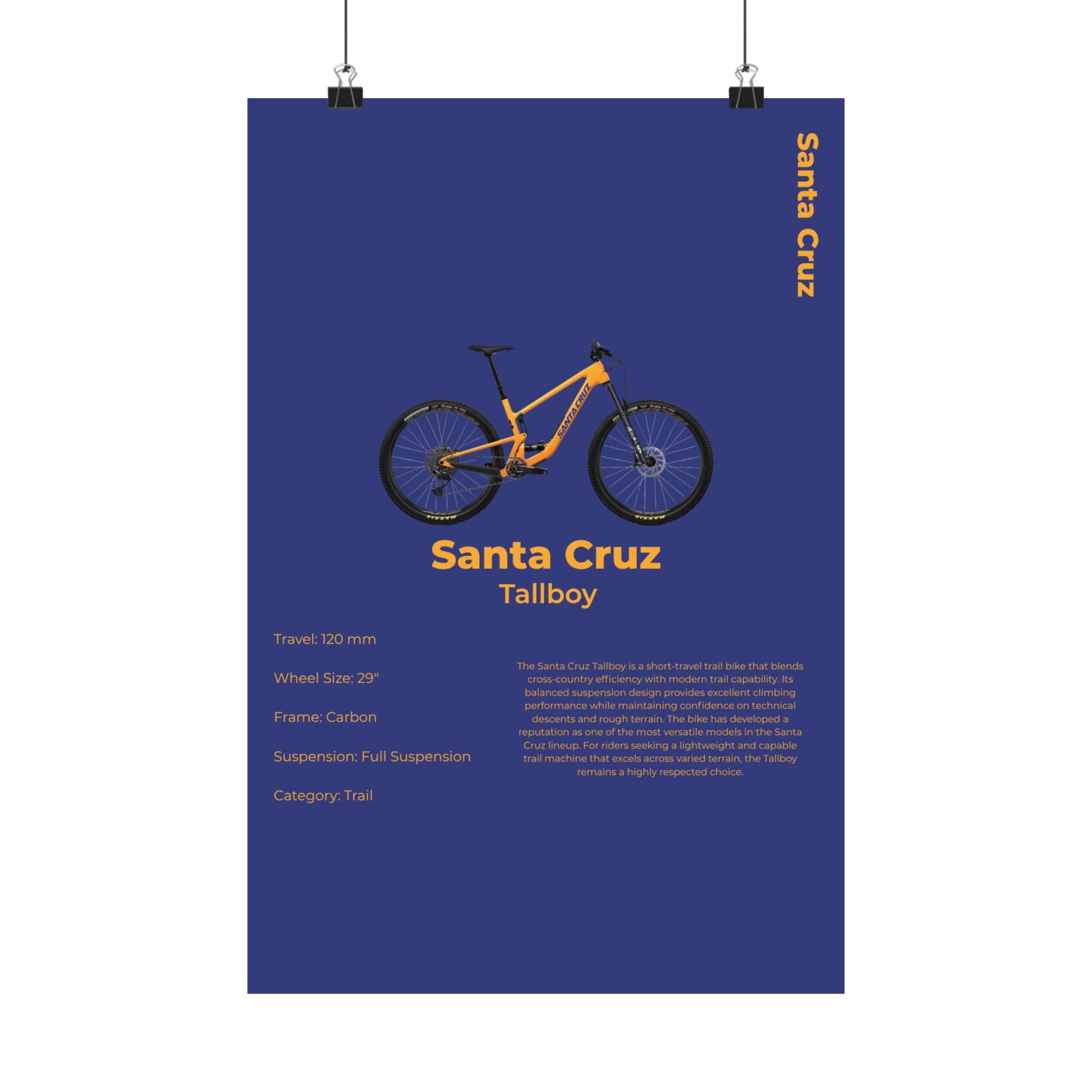 Santa Cruz Tallboy Poster