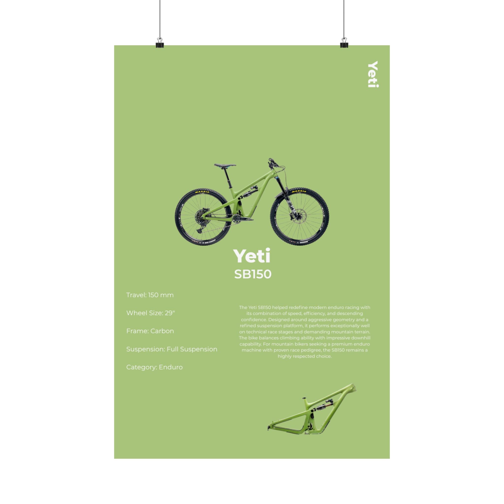 Yeti SB150 Poster