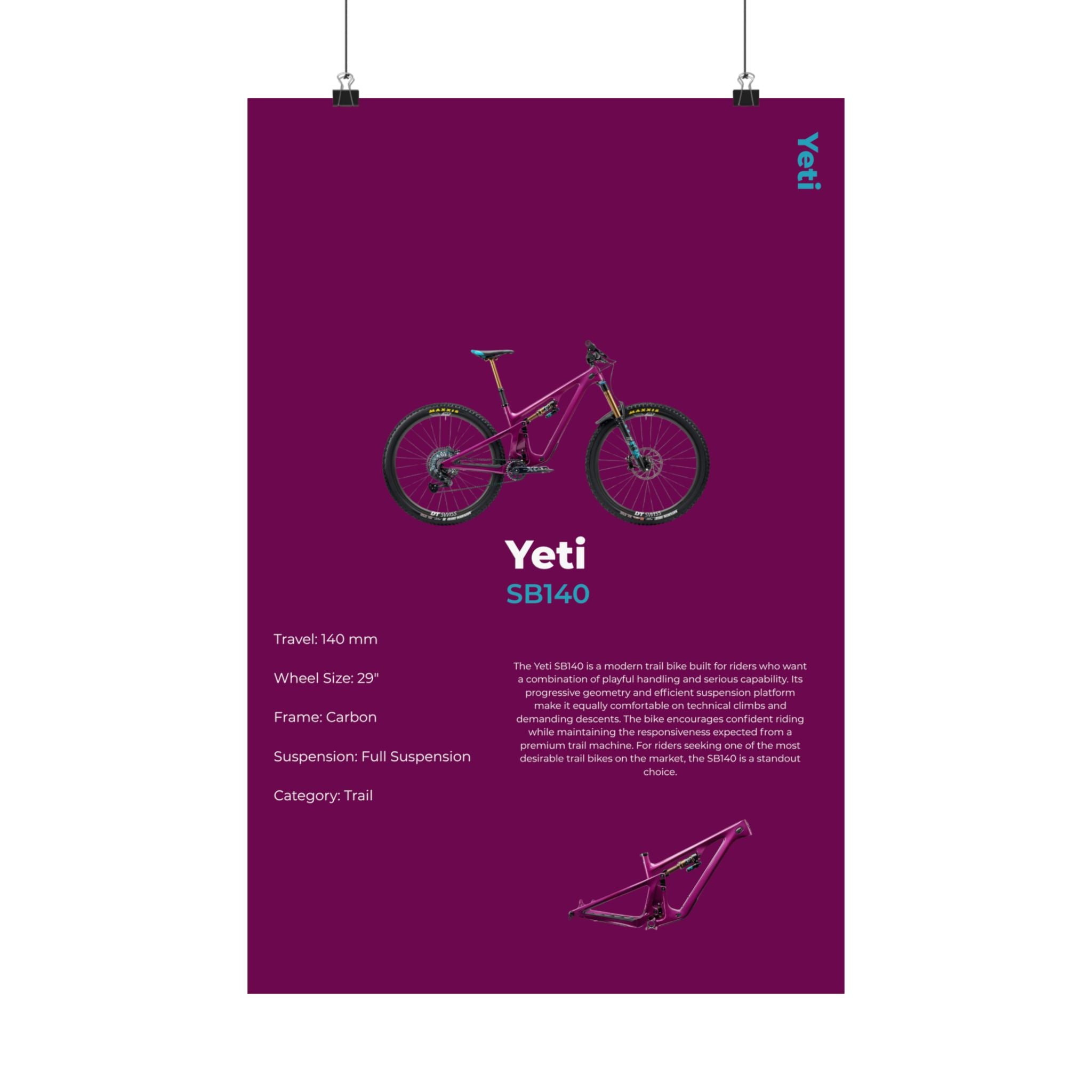 Yeti SB140 Poster