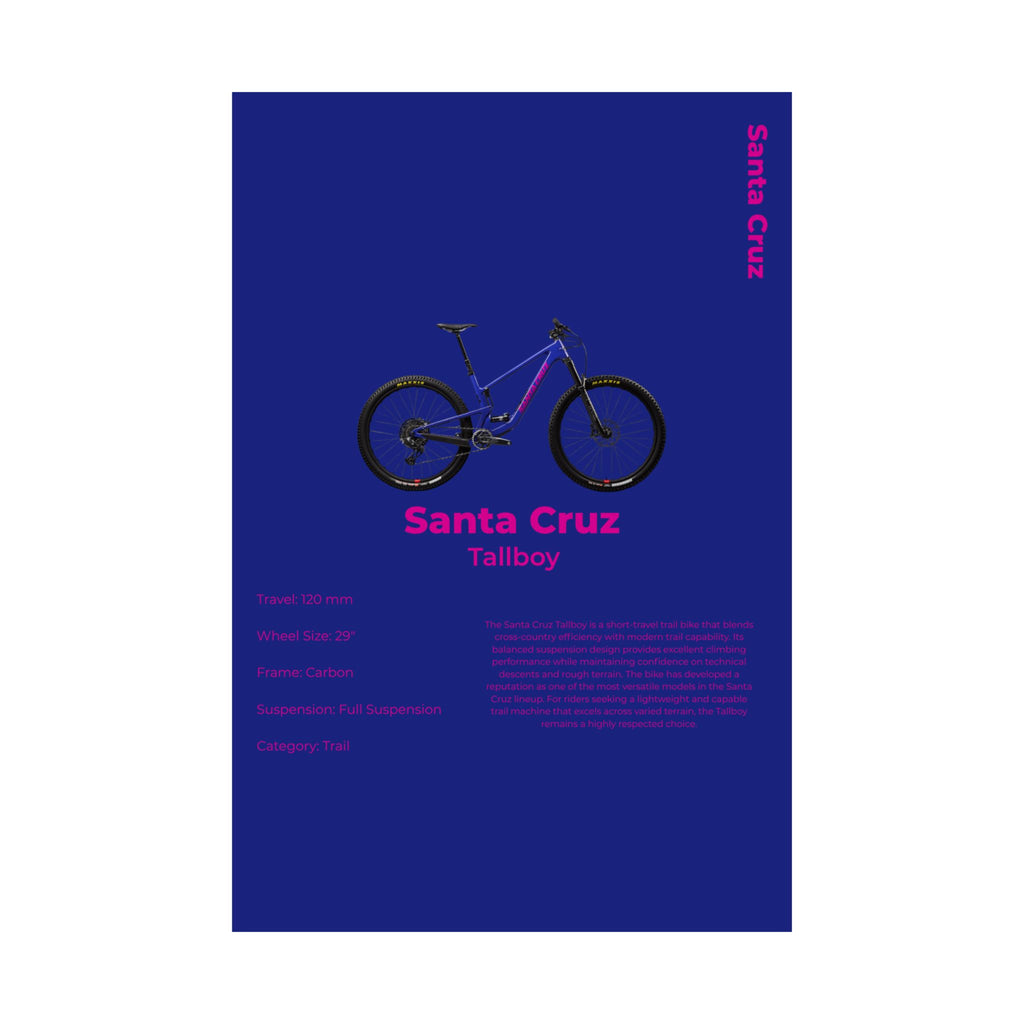 Santa Cruz Tallboy Poster