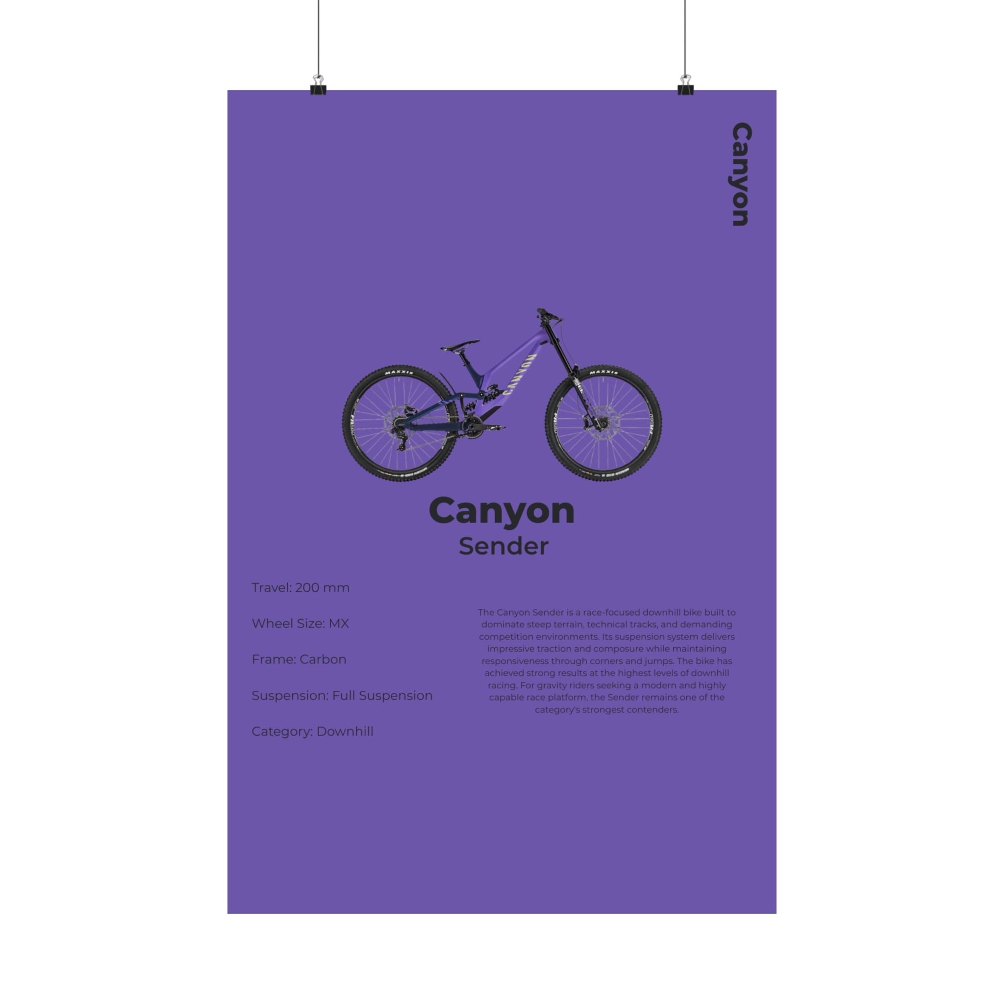 Canyon Sender Poster