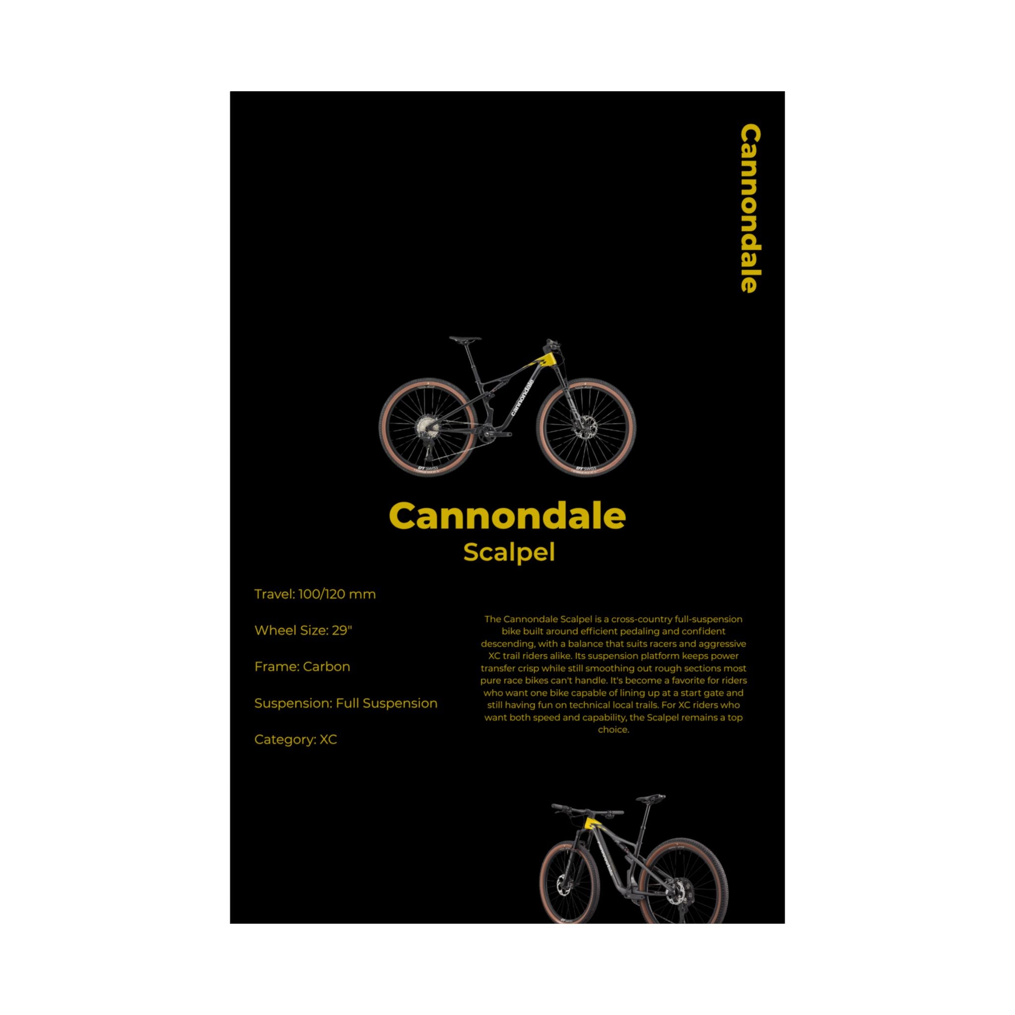 Cannondale Scalpel Poster