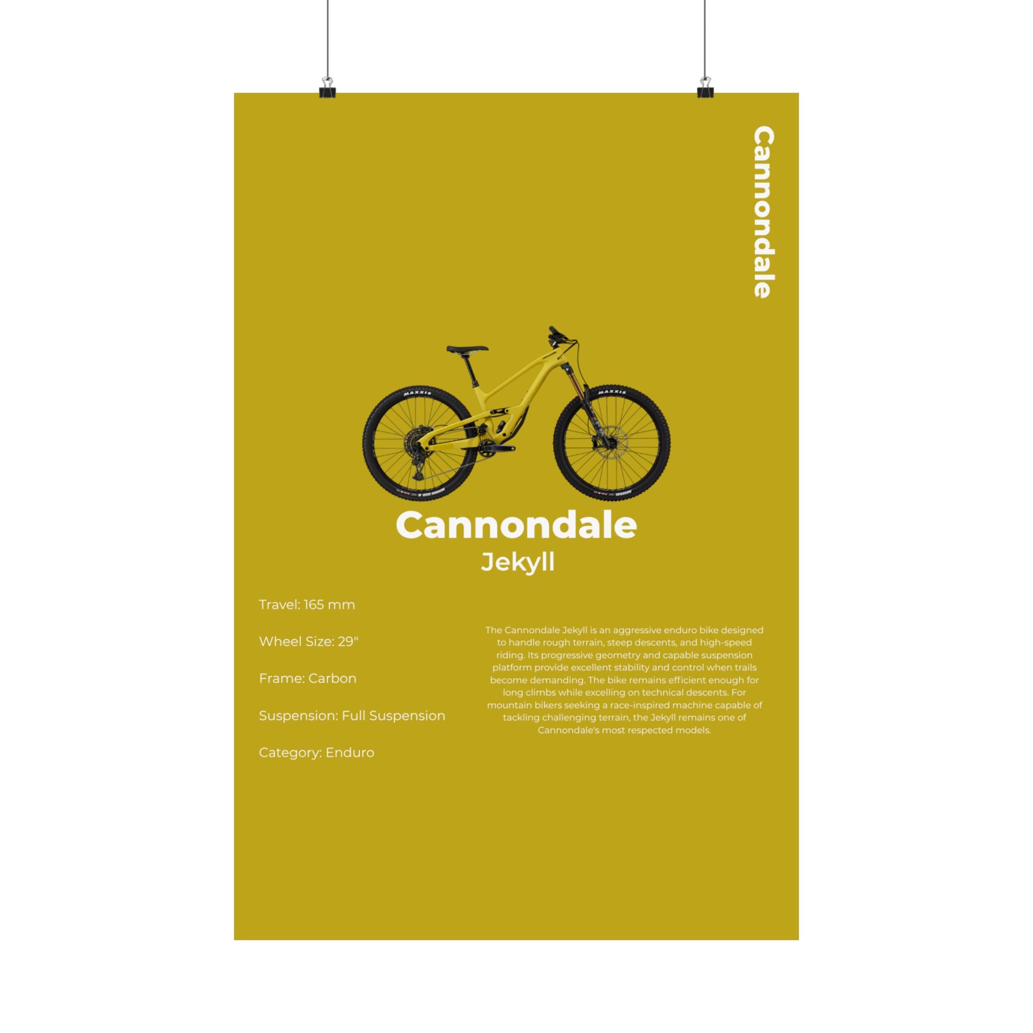 Cannondale Jekyll Poster