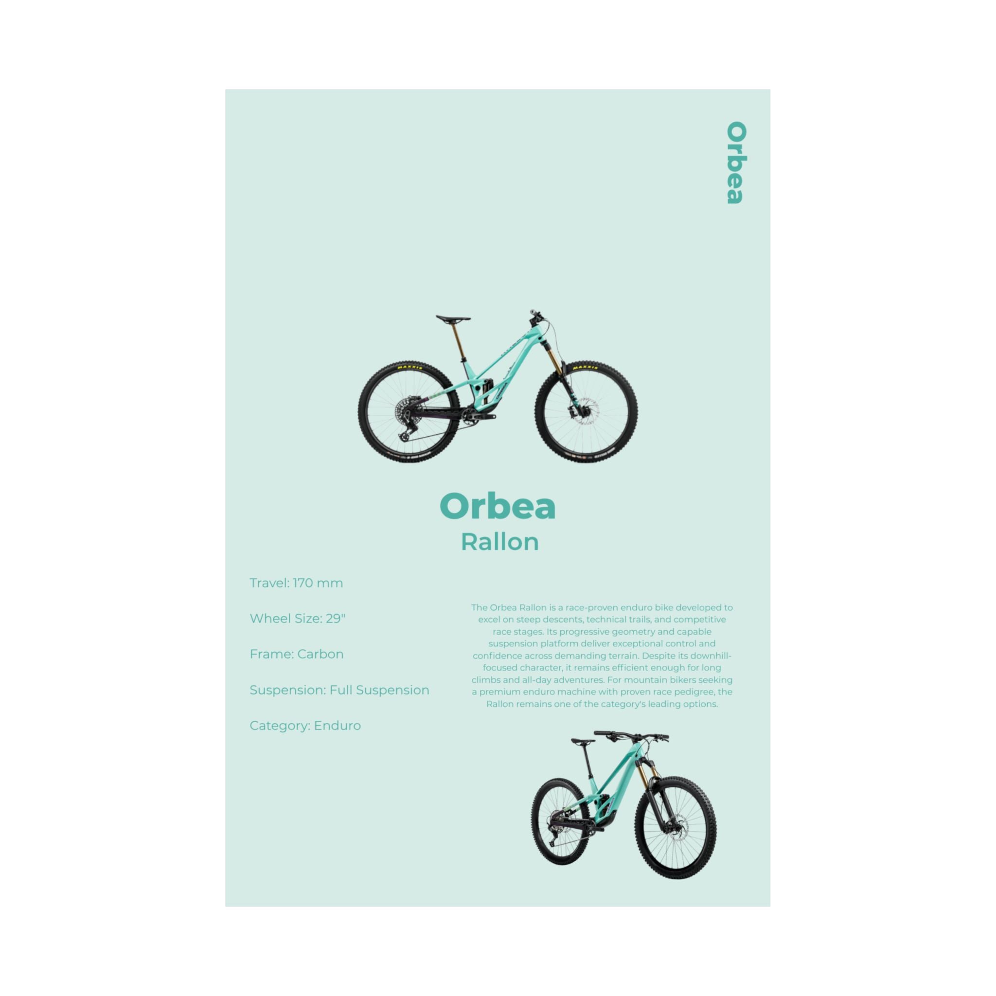 Orbea Rallon Poster