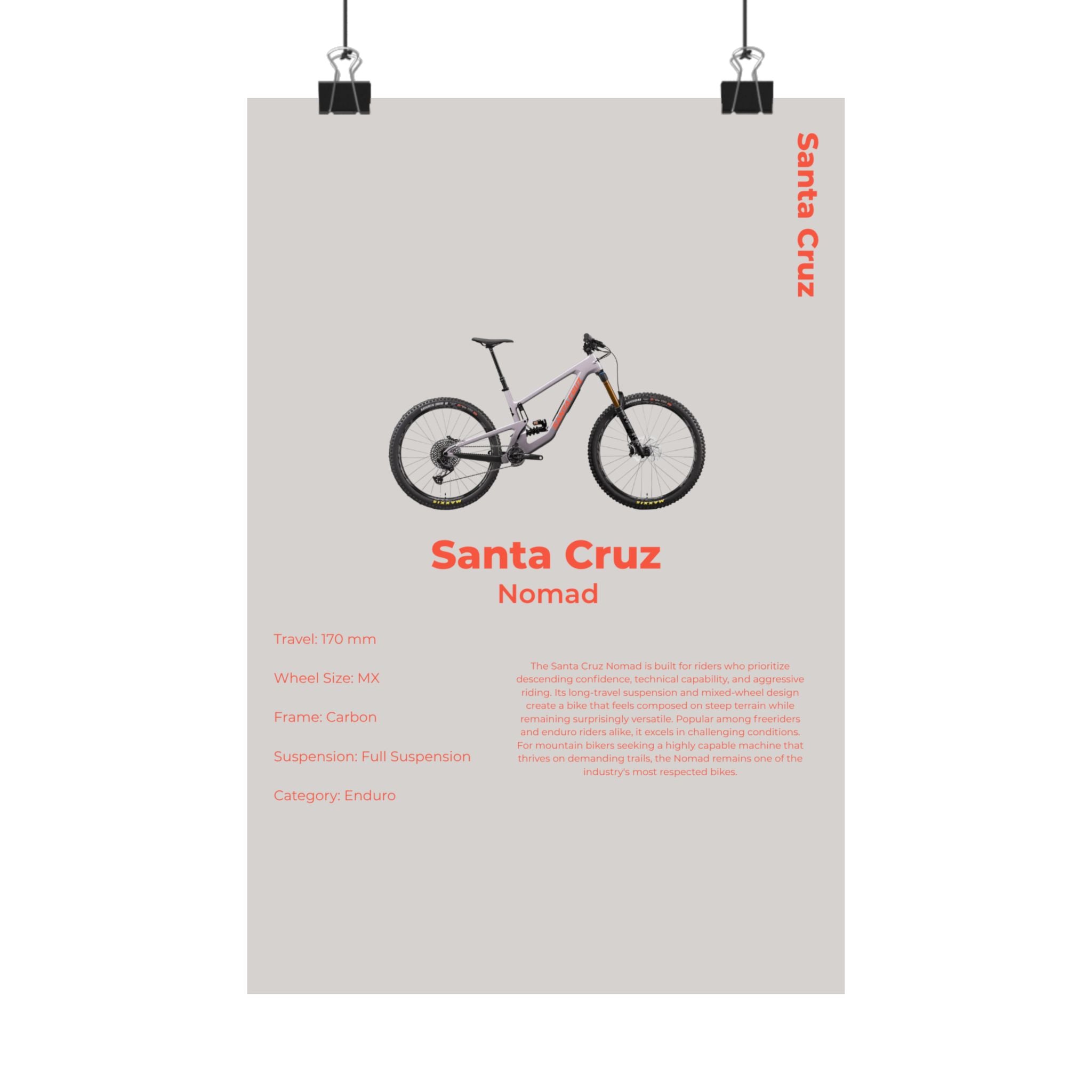 Santa Cruz Nomad Poster