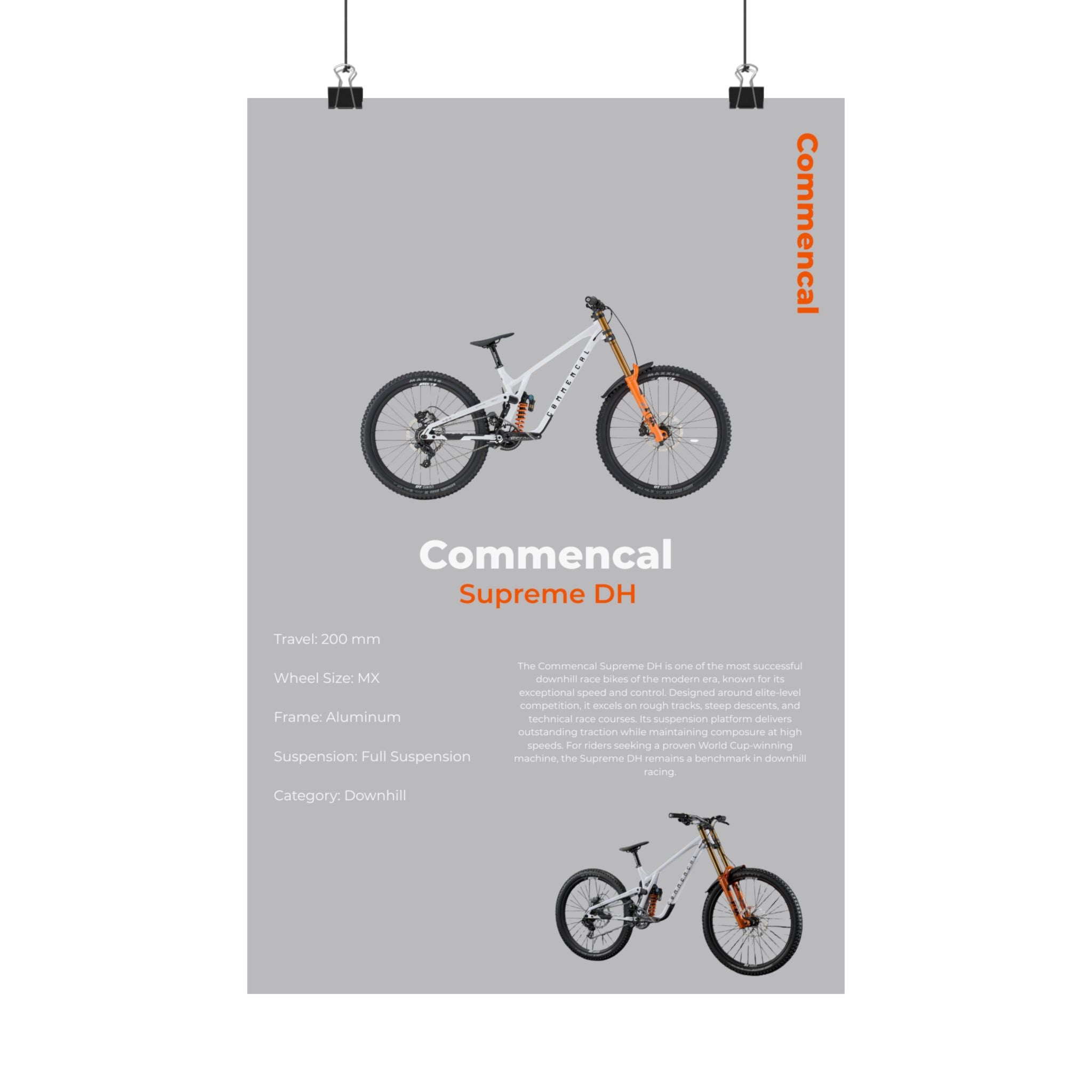 Commencal Supreme DH Poster