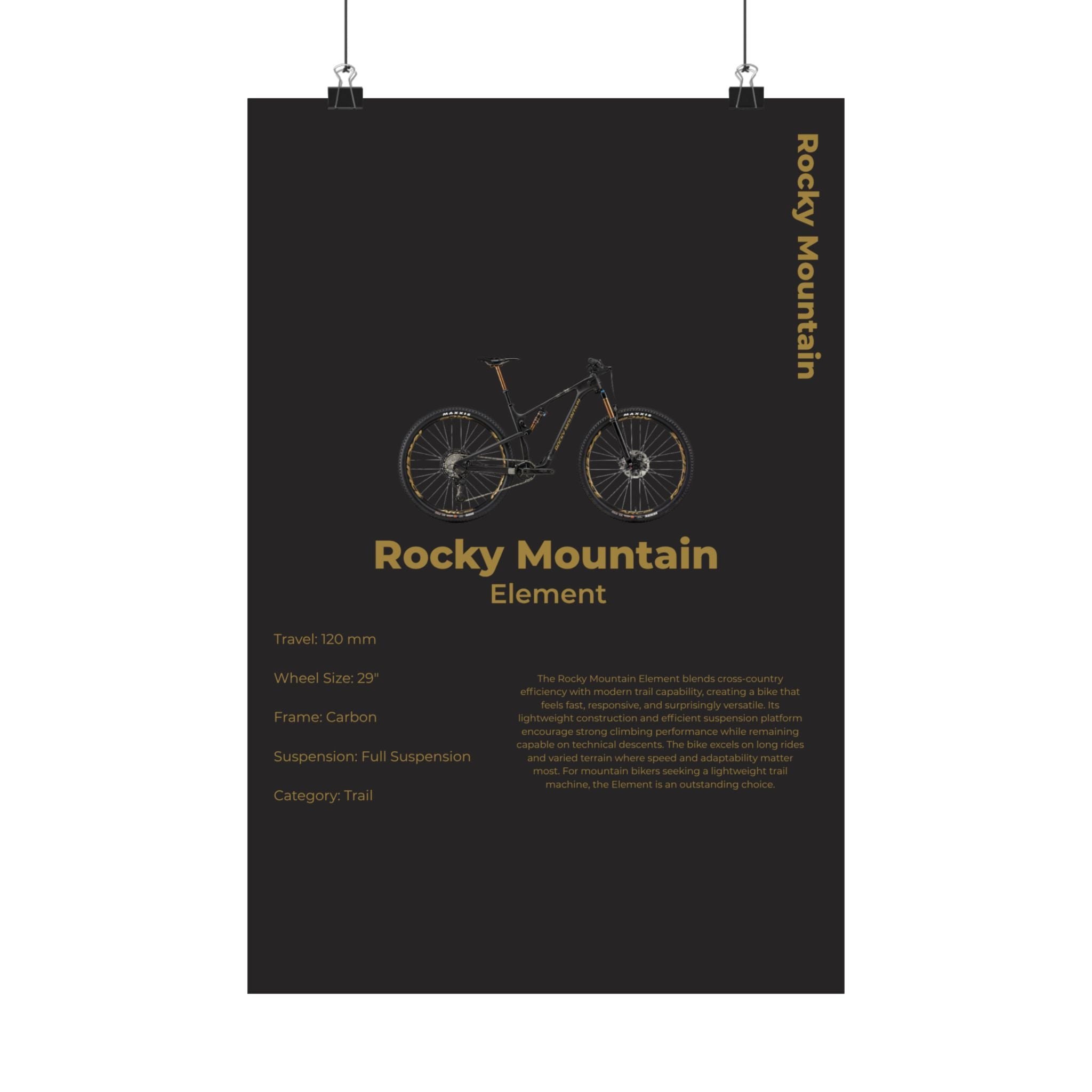 Rocky Mountain Element Poster