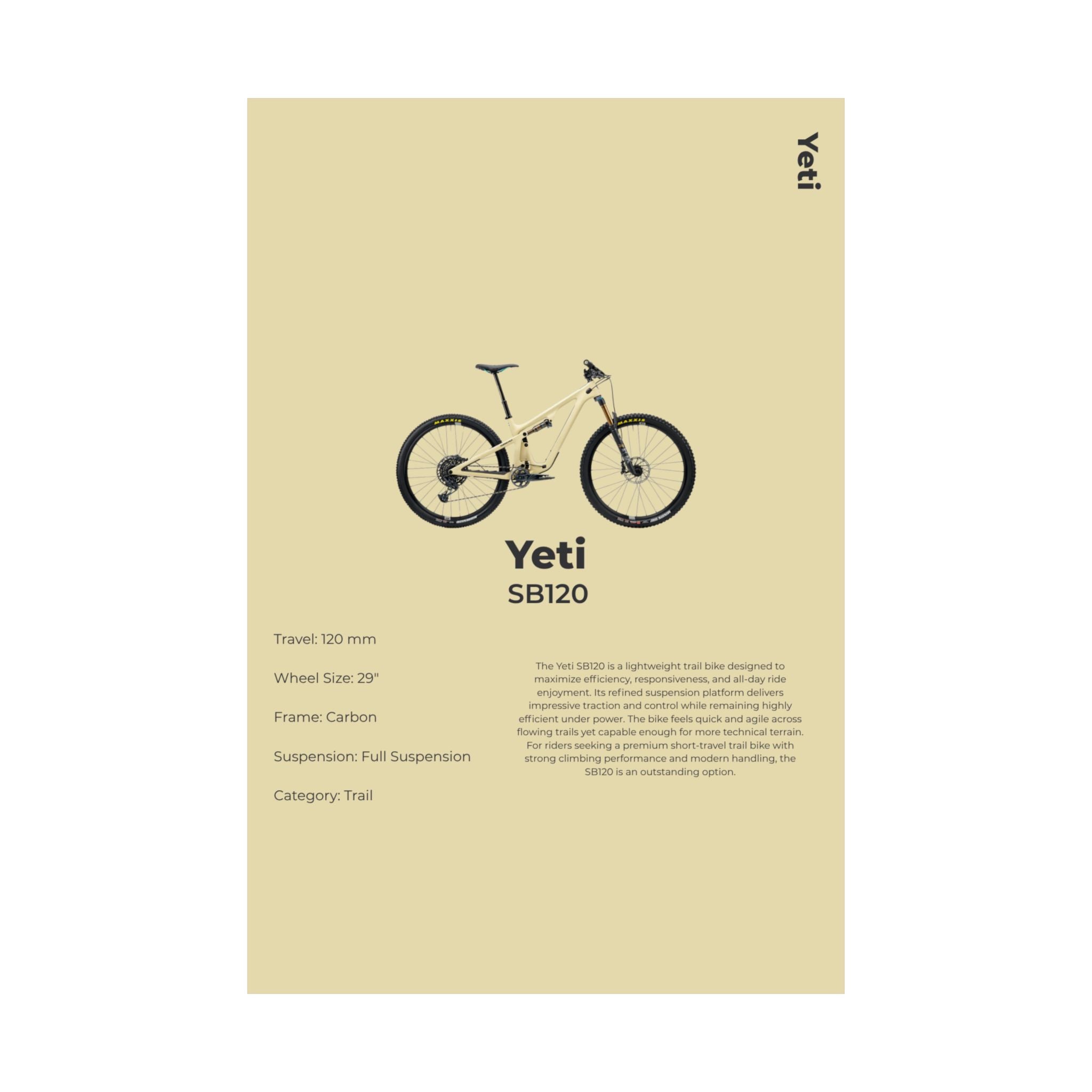 Yeti SB120 Poster