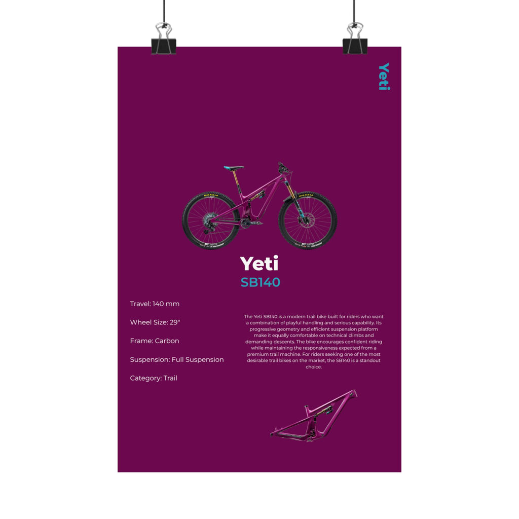 Yeti SB140 Poster