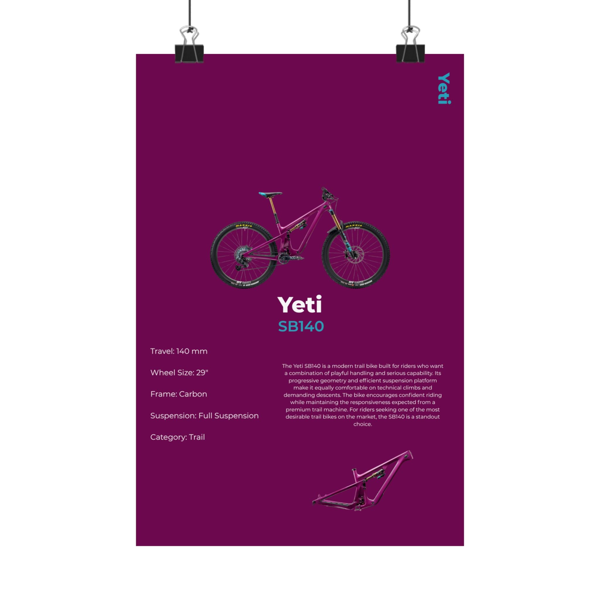 Yeti SB140 Poster