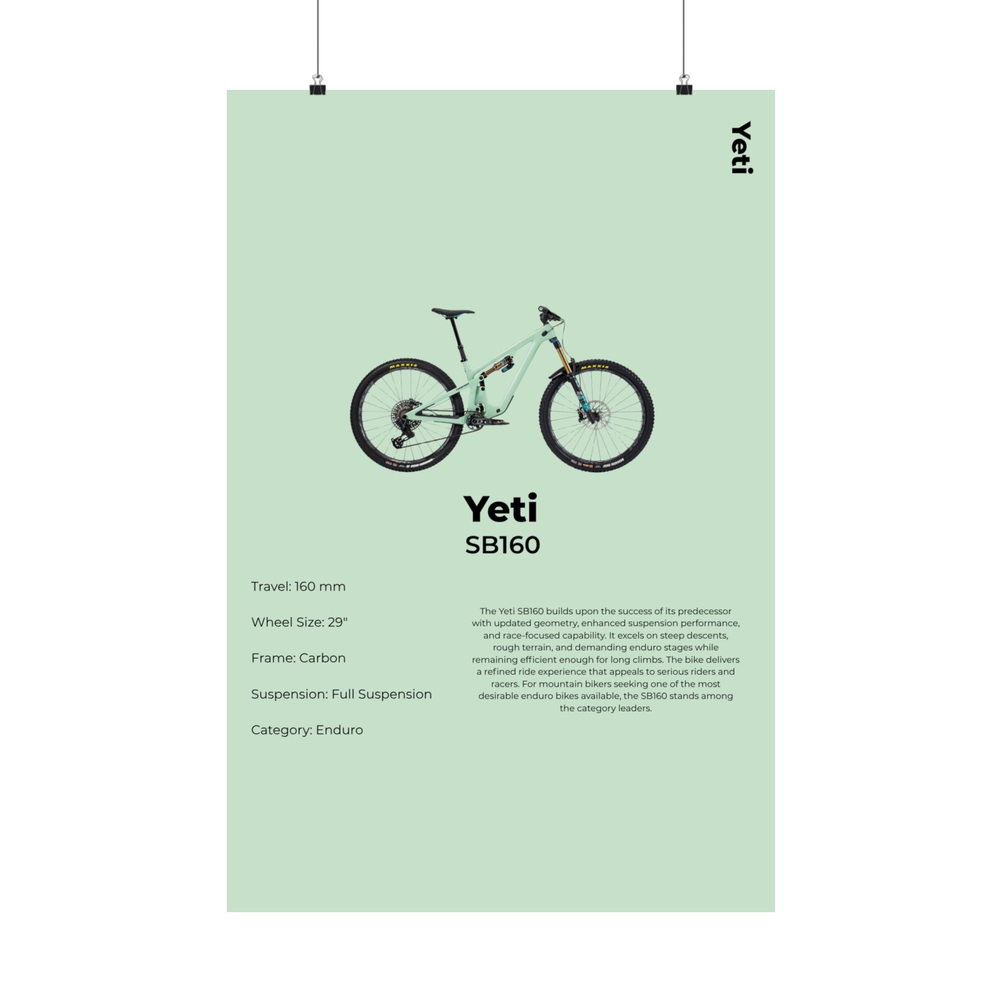 Yeti SB160 Poster