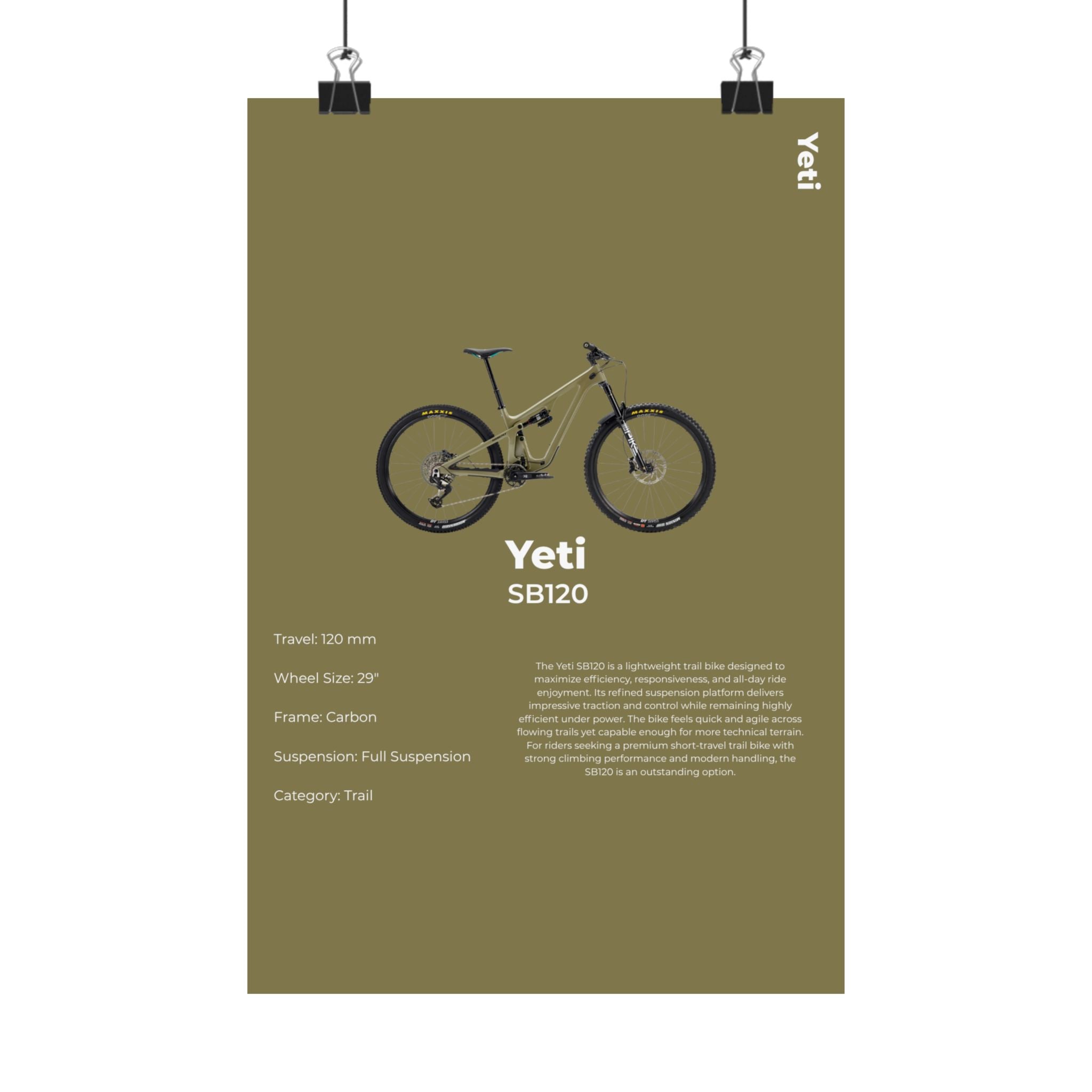 Yeti SB120 Poster