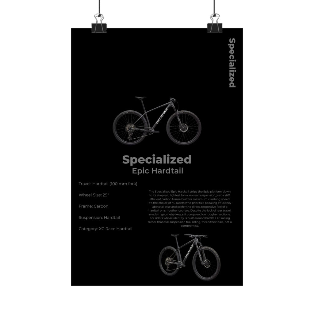 Specialized Epic Hardtail Poster
