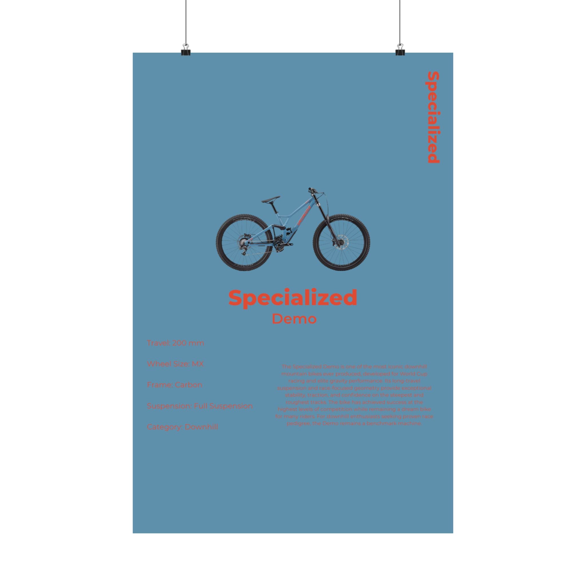 Specialized Demo Poster