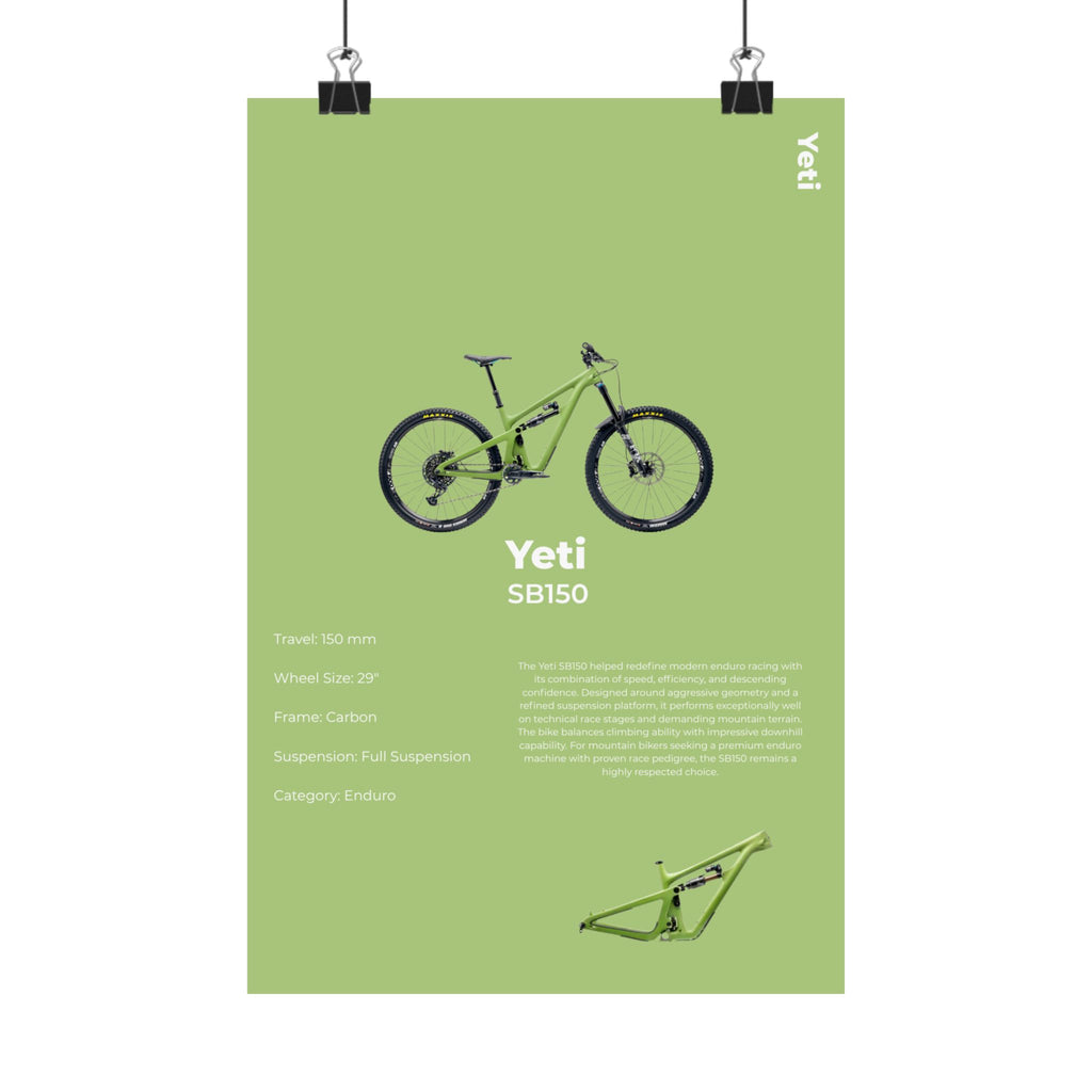 Yeti SB150 Poster