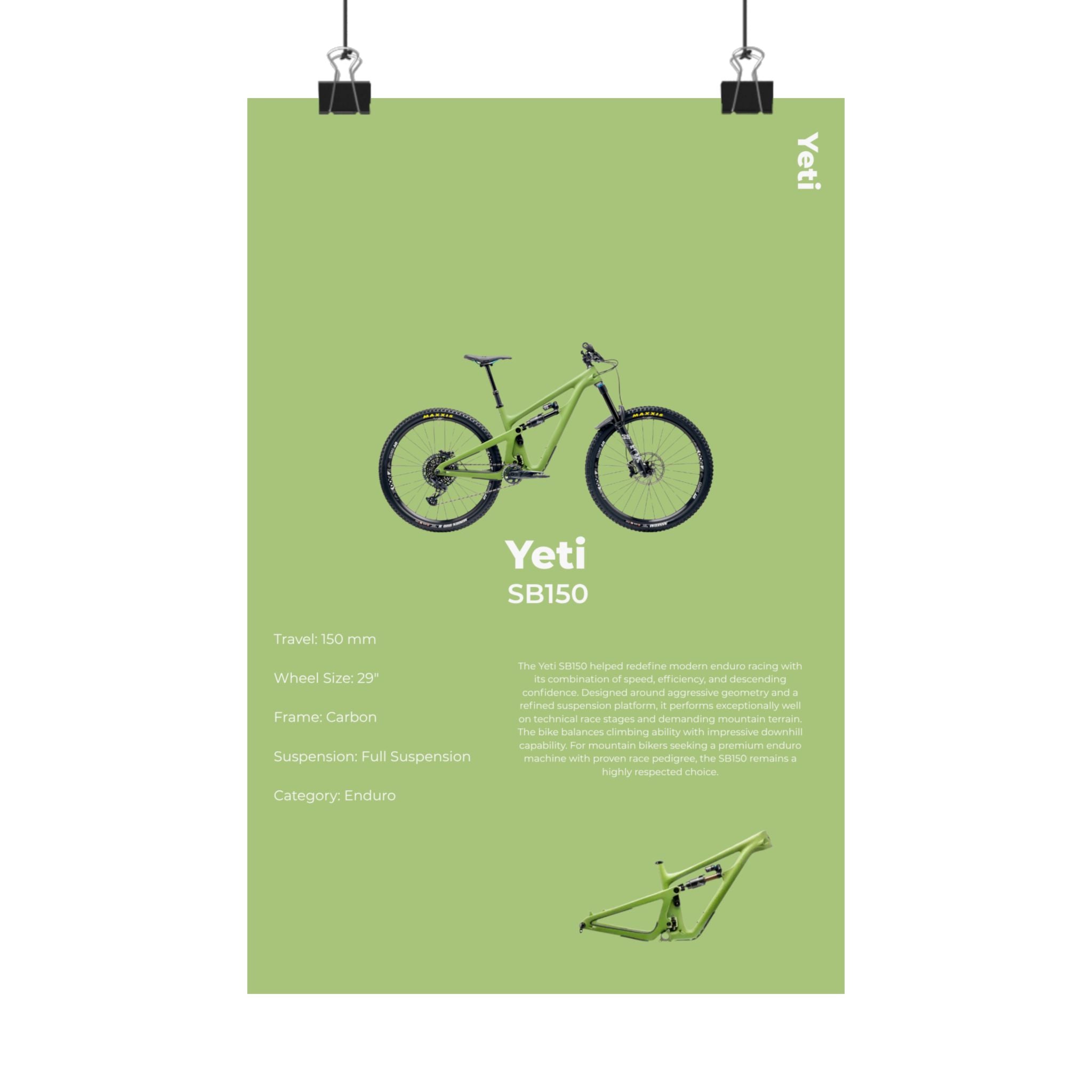 Yeti SB150 Poster