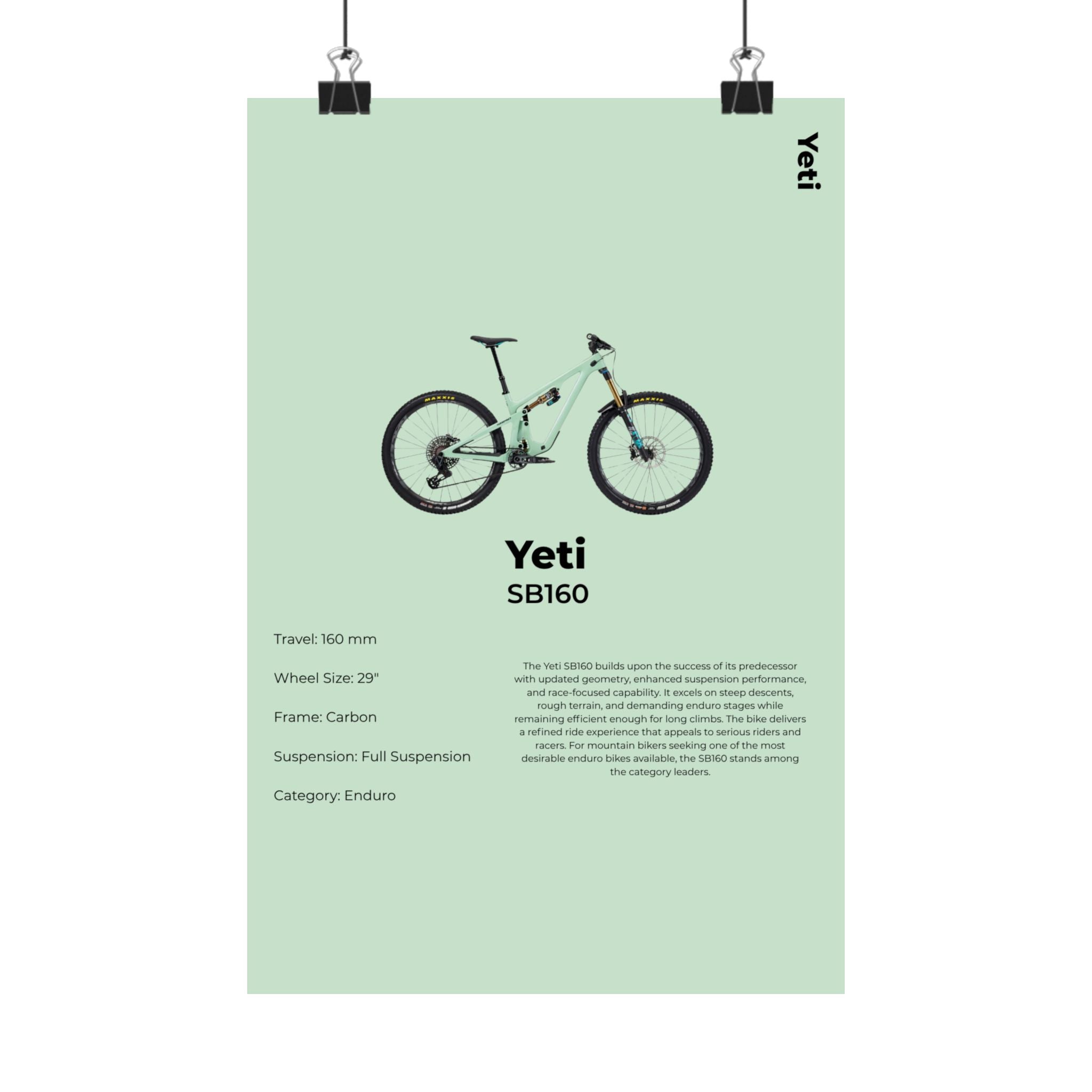Yeti SB160 Poster