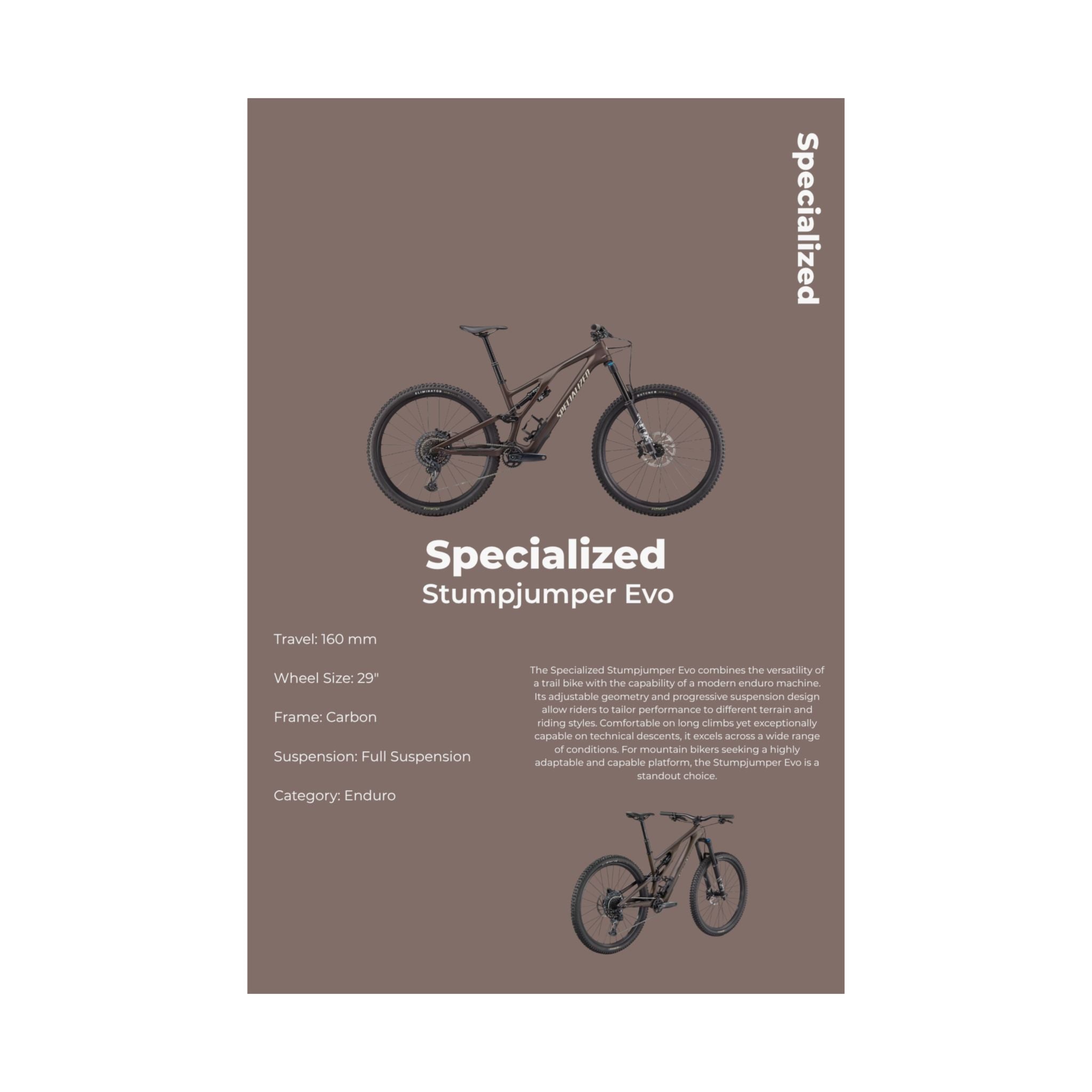 Specialized Stumpjumper Evo Poster