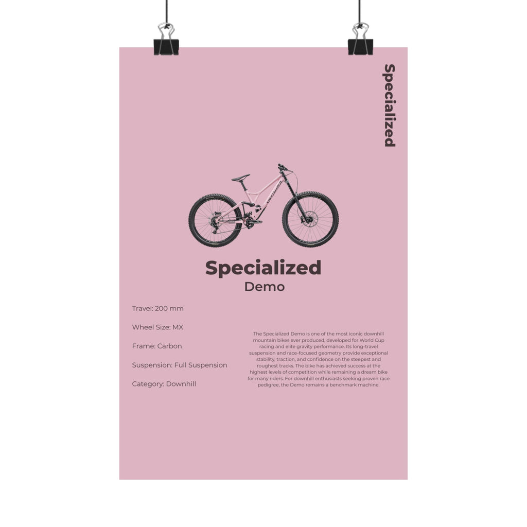 Specialized Demo Poster