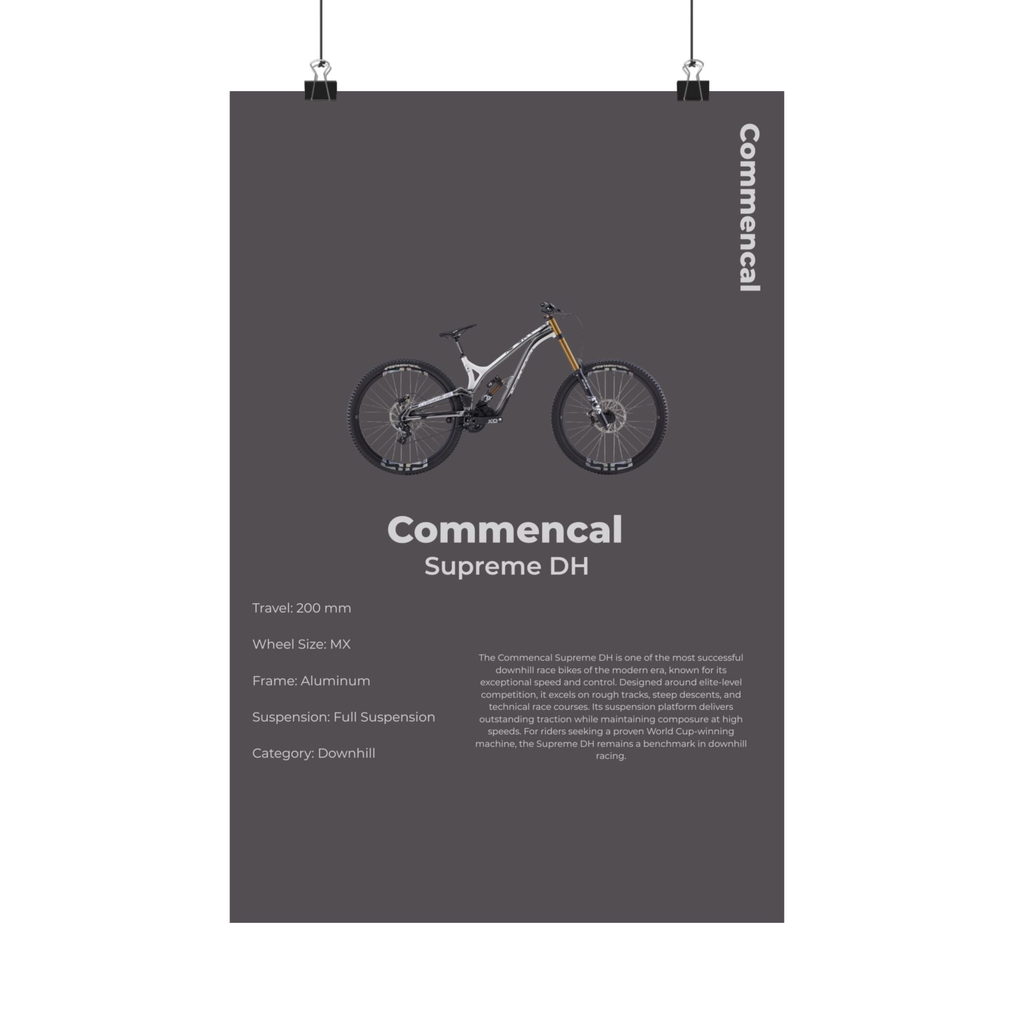 Commencal Supreme DH Poster