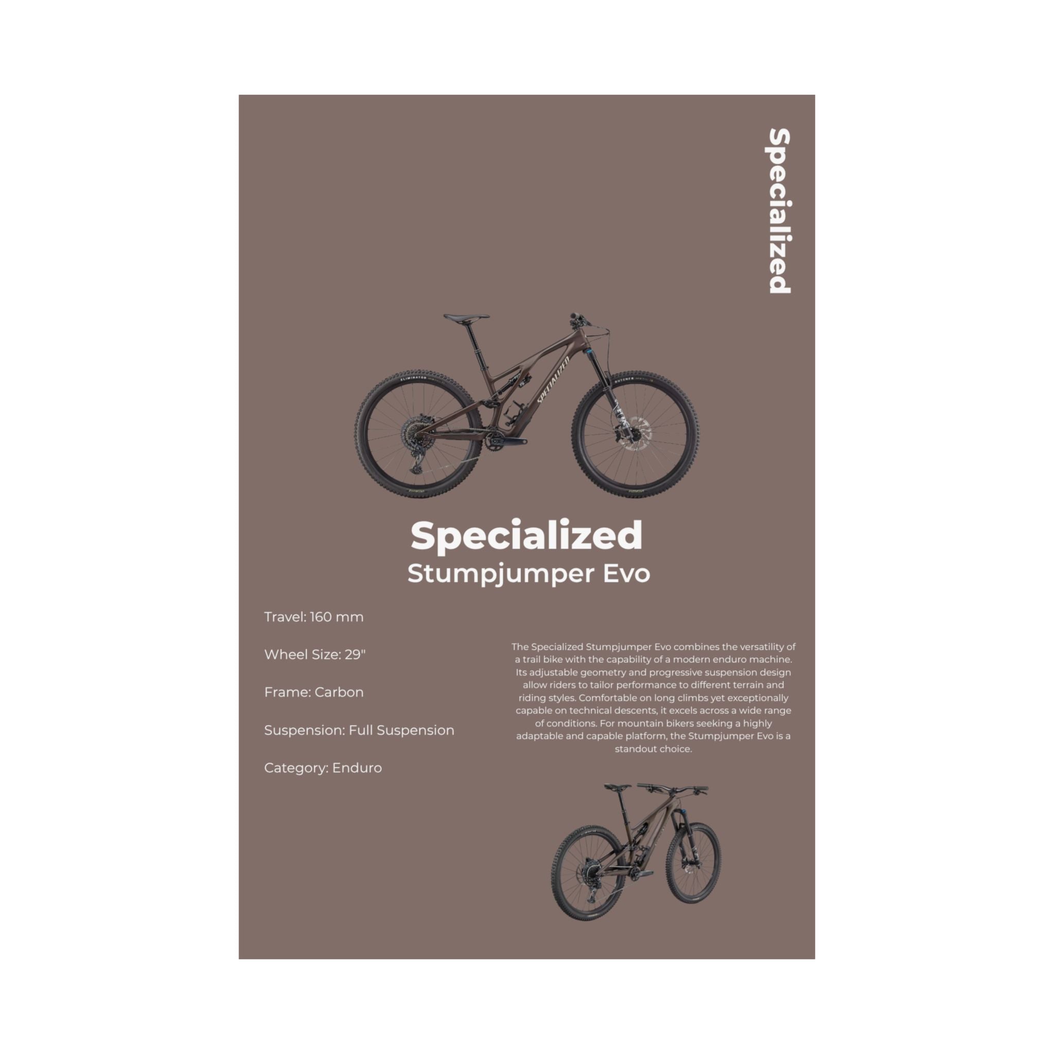 Specialized Stumpjumper Evo Poster