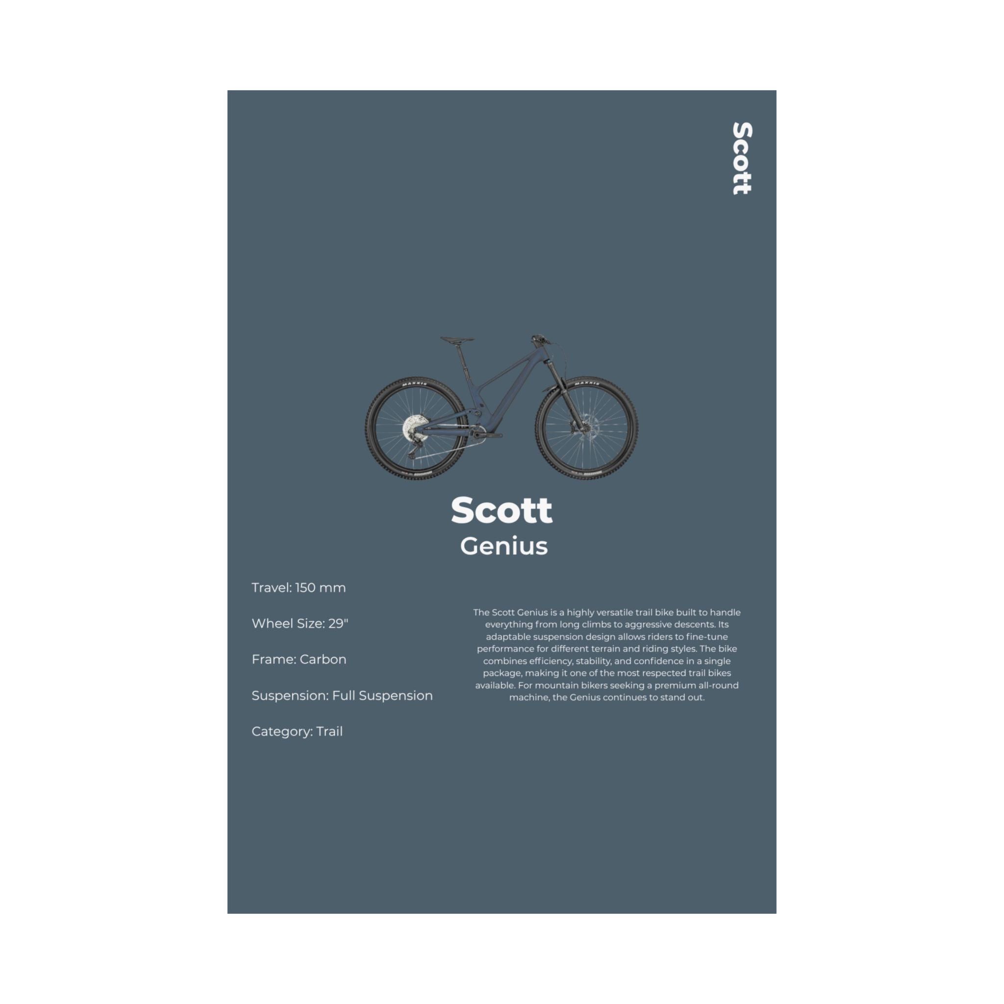 Scott Genius Poster