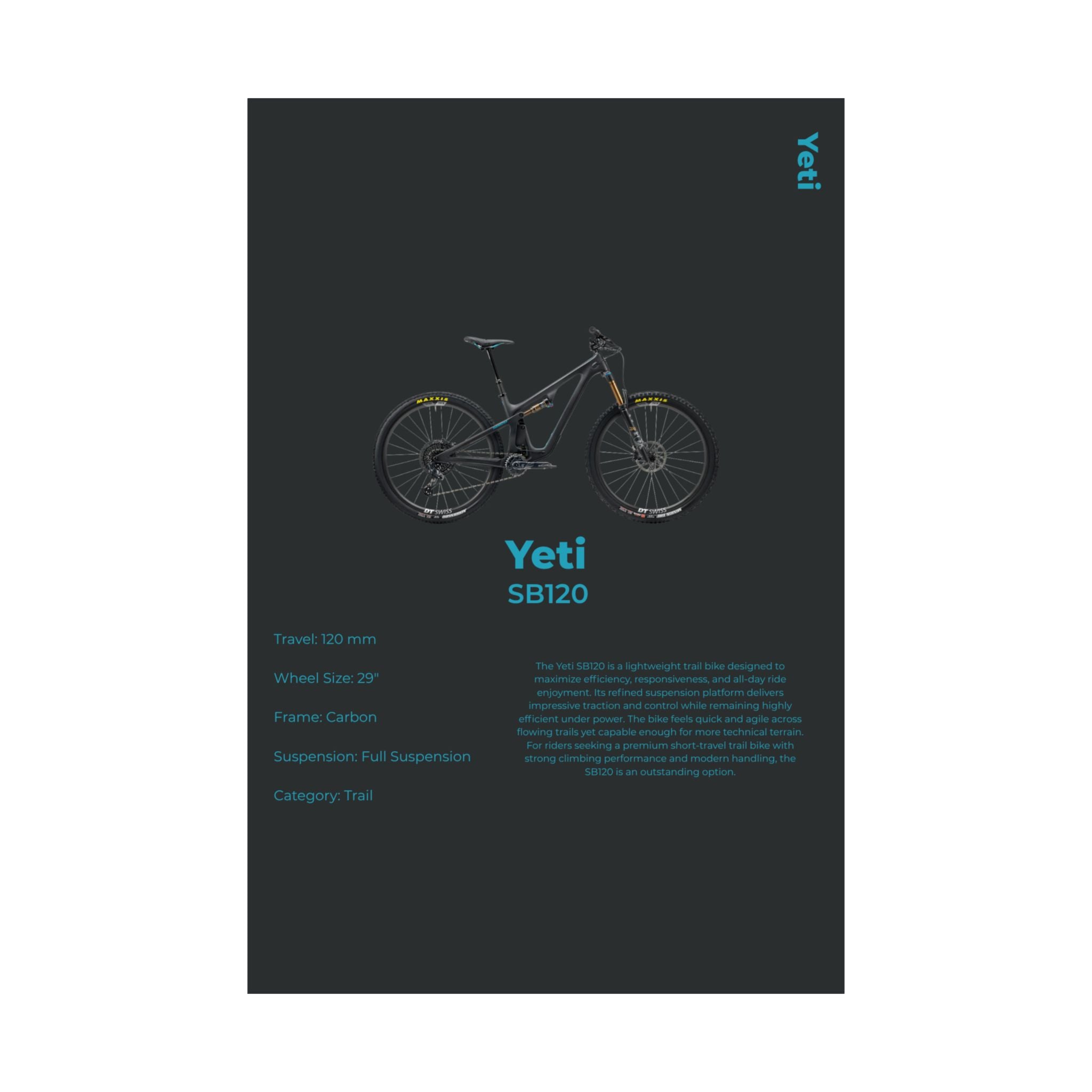 Yeti SB120 Poster