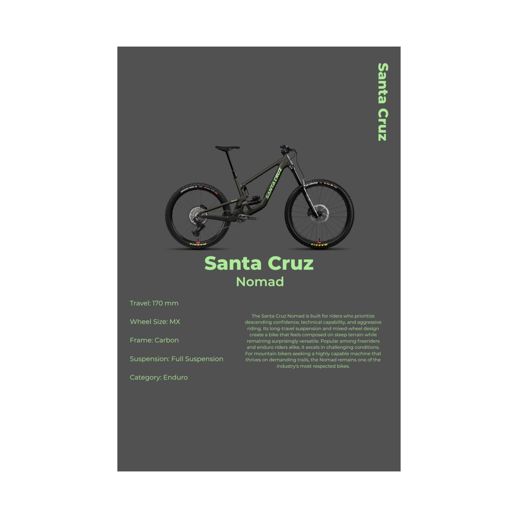 Santa Cruz Nomad Poster