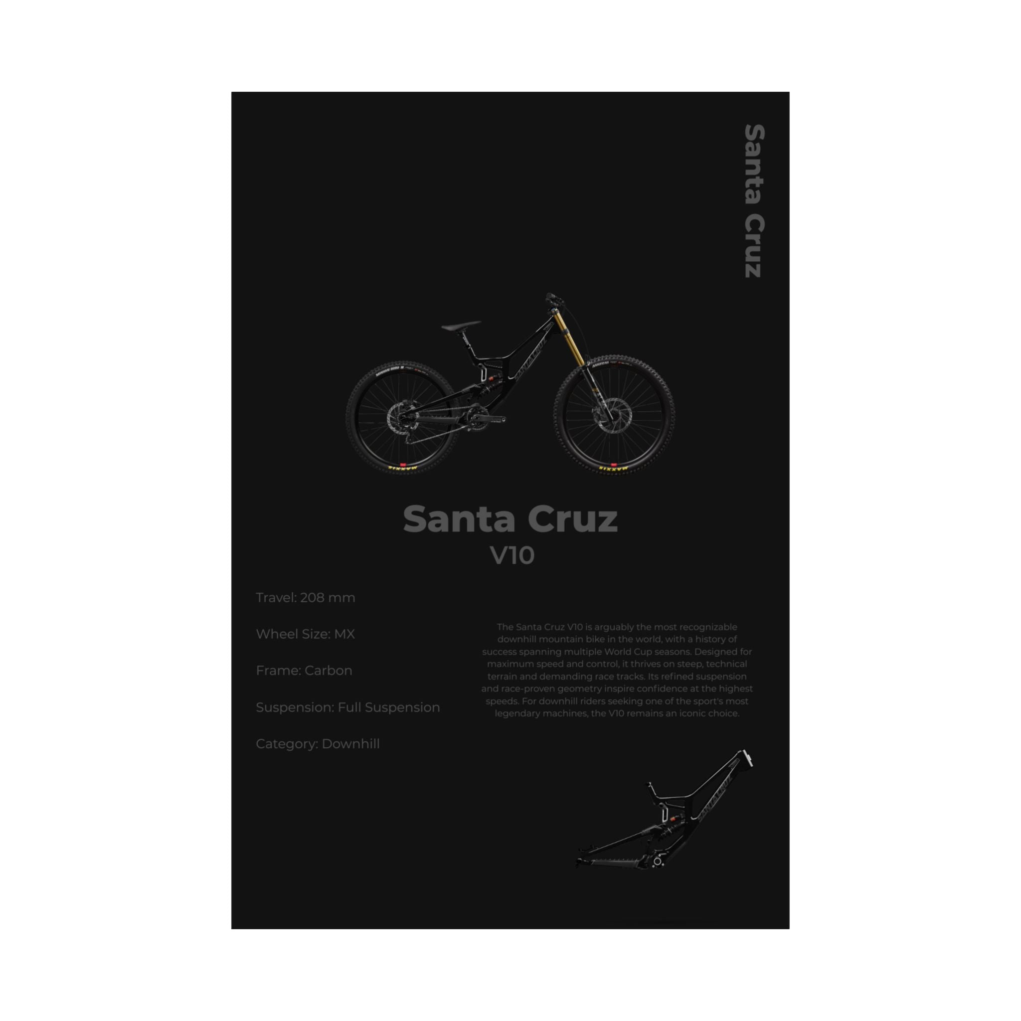 Santa Cruz V10 Poster