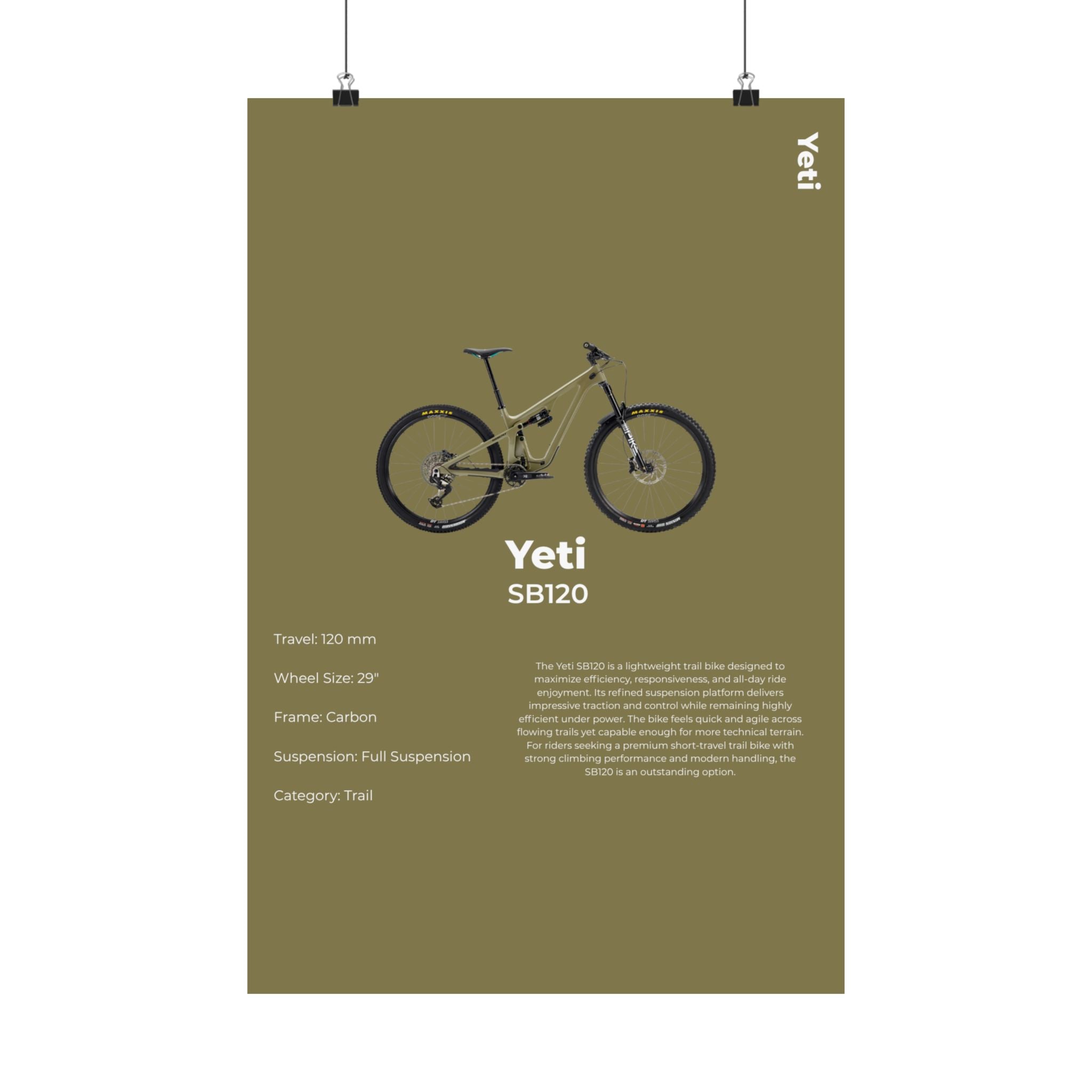 Yeti SB120 Poster
