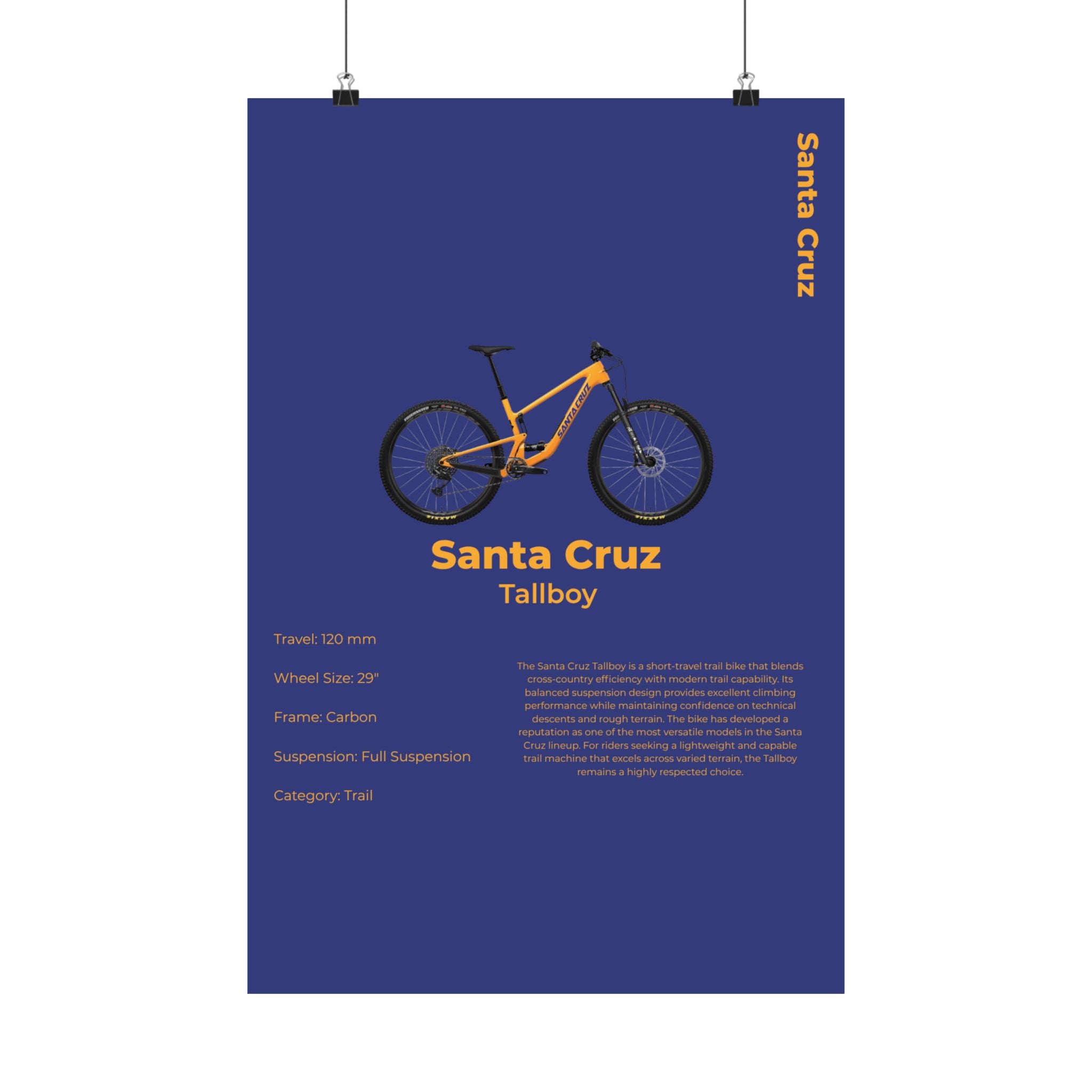 Santa Cruz Tallboy Poster