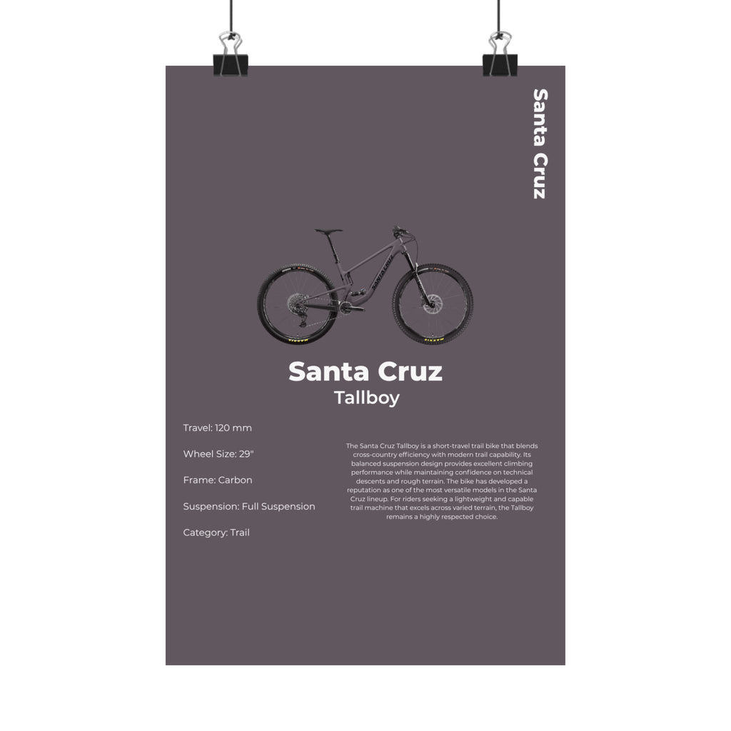 Santa Cruz Tallboy Poster