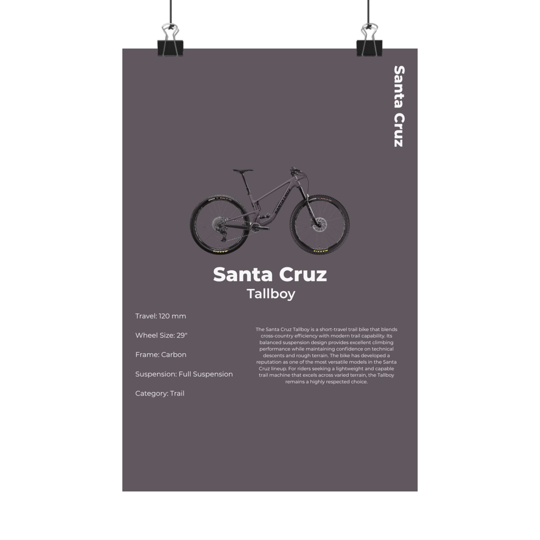 Santa Cruz Tallboy Poster